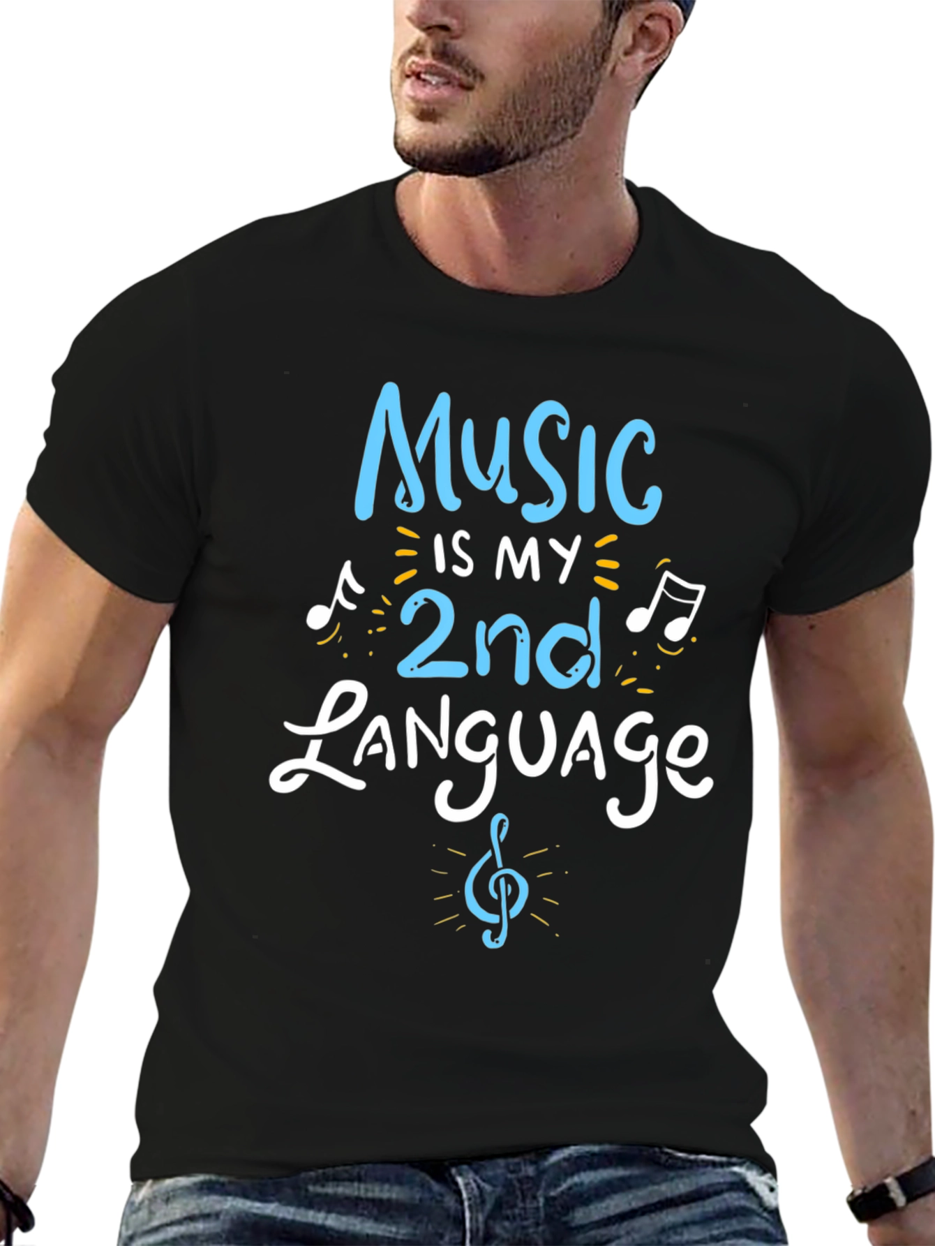 Music is My 2nd Language T-Shirt
