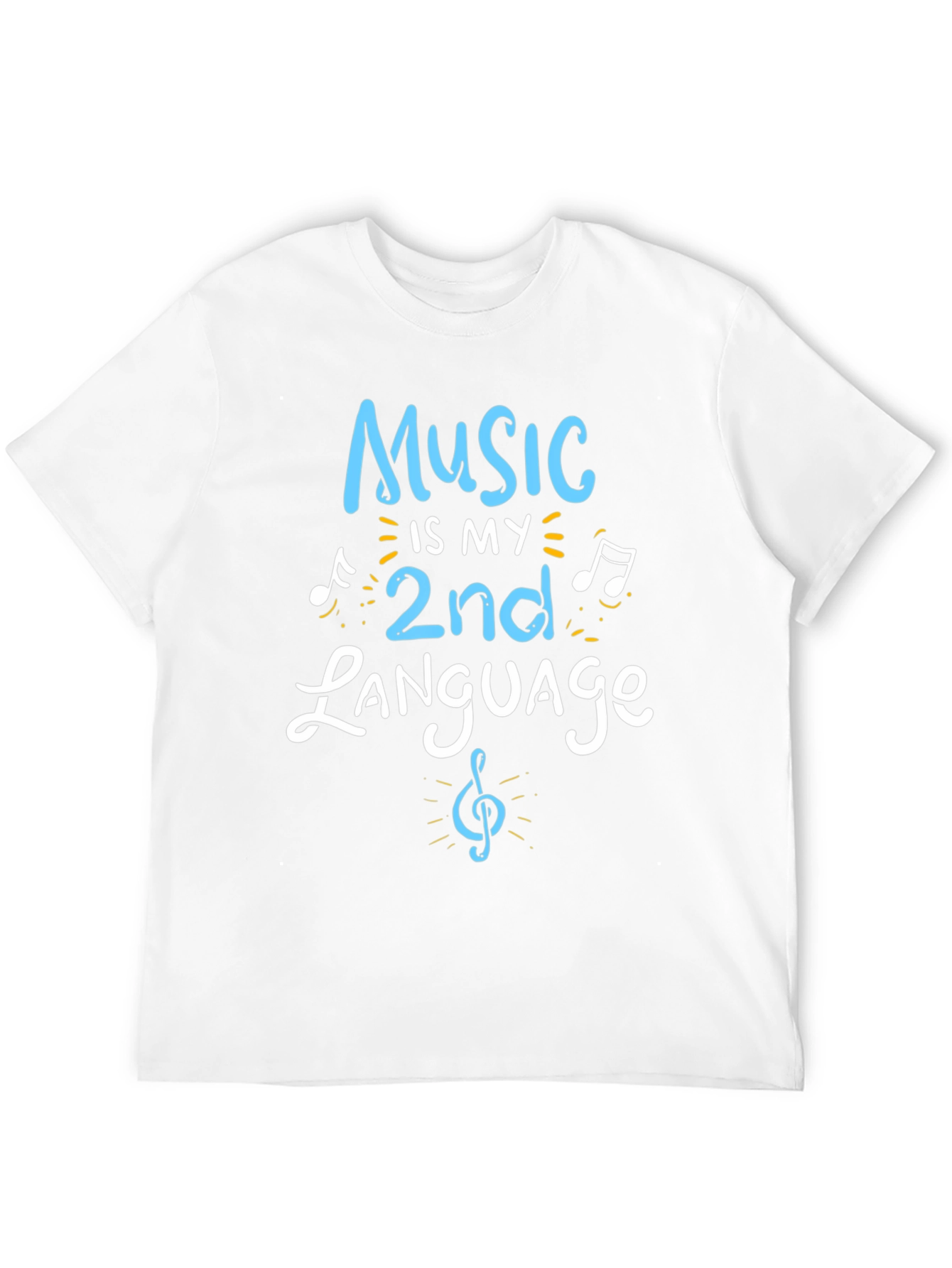 Music is My 2nd Language T-Shirt
