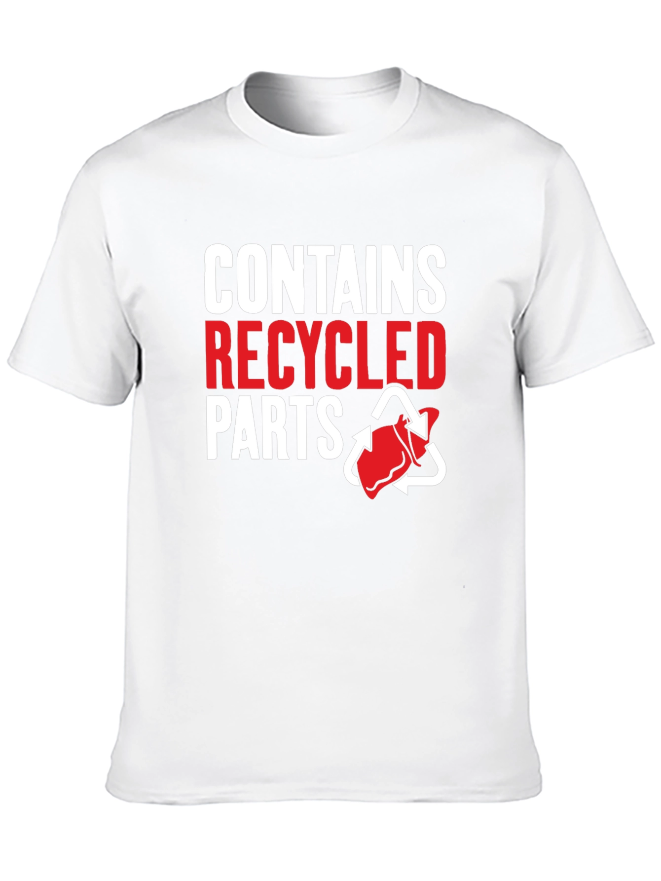 Recycled Parts Novelty T-Shirt