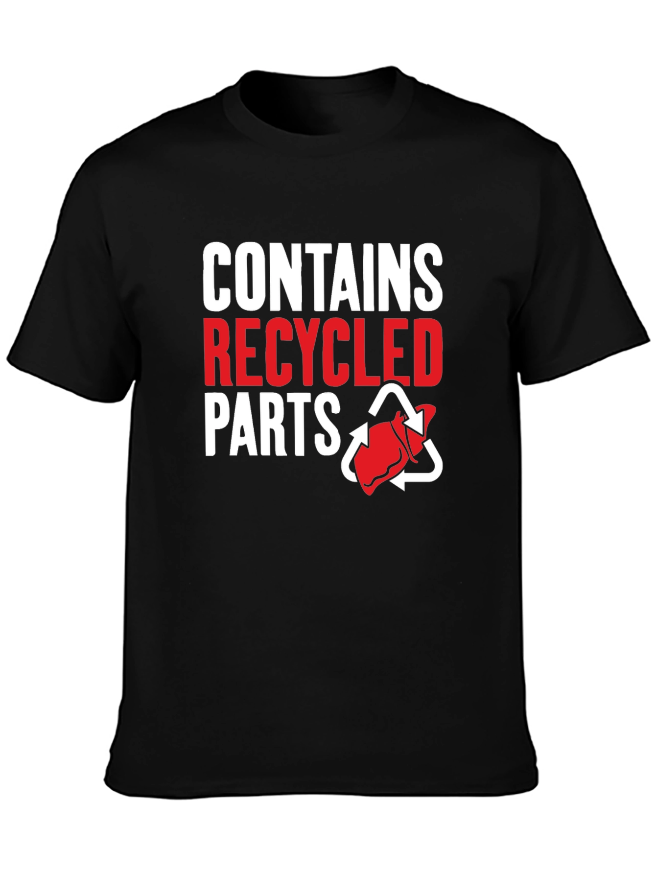 Recycled Parts Novelty T-Shirt
