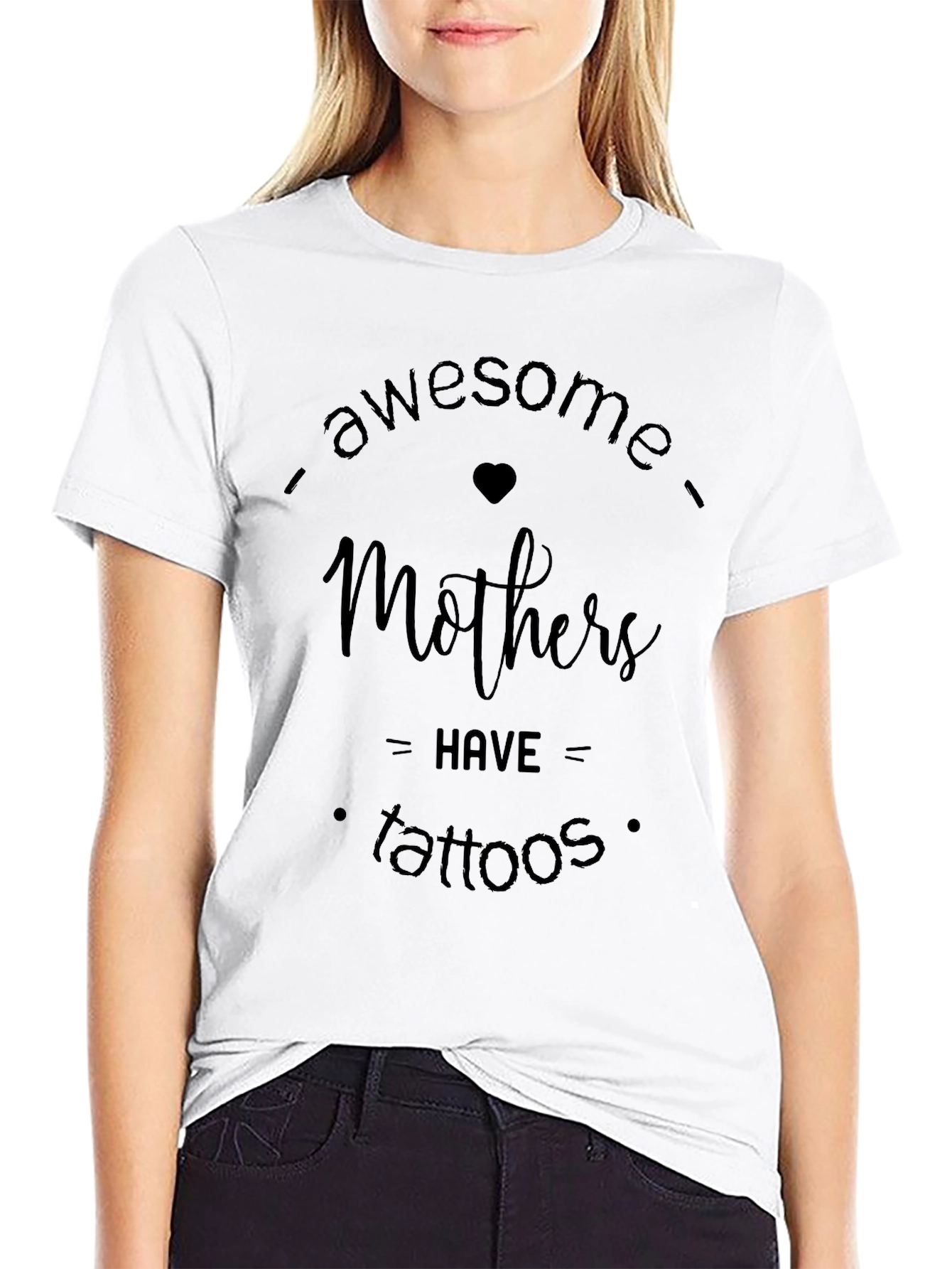 Awesome Mothers Tattoo Graphic Tee