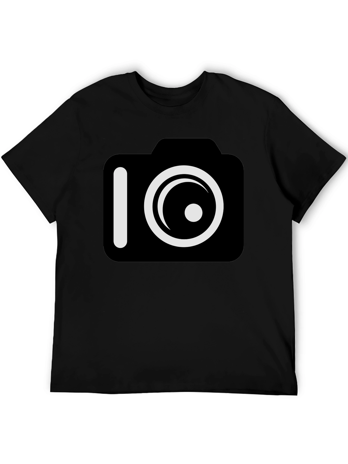 Camera Graphic Black T-Shirt