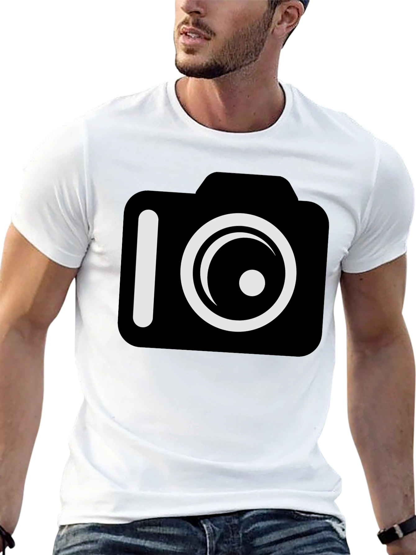Camera Graphic Black T-Shirt