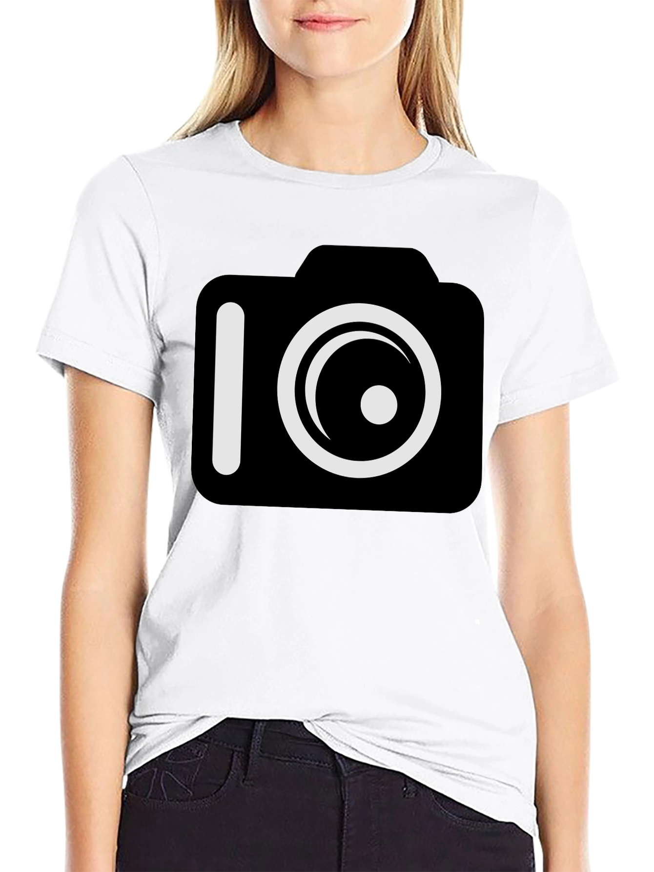 Camera Graphic Black T-Shirt