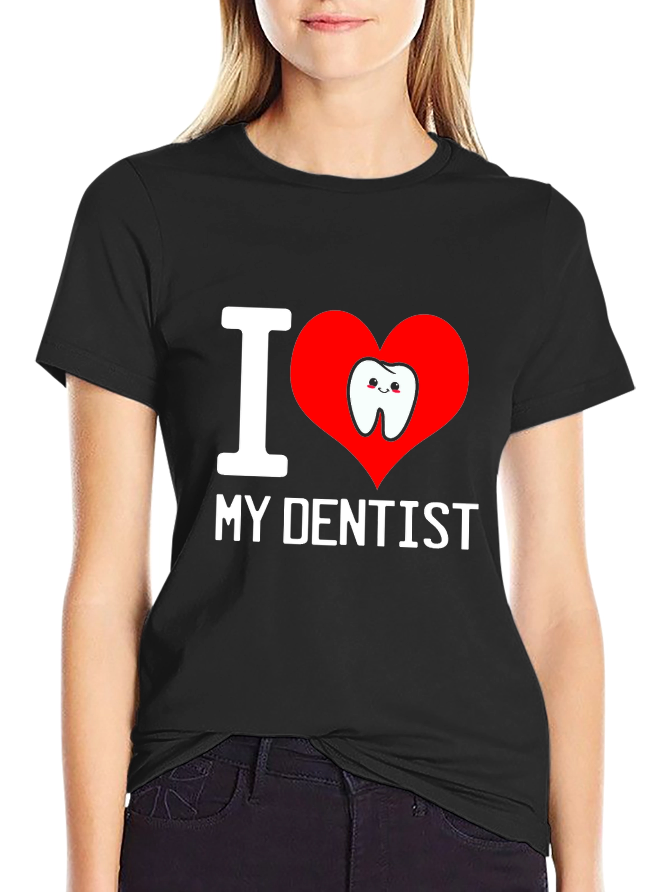 I Love My Dentist T-Shirt - Cute Tooth Graphic