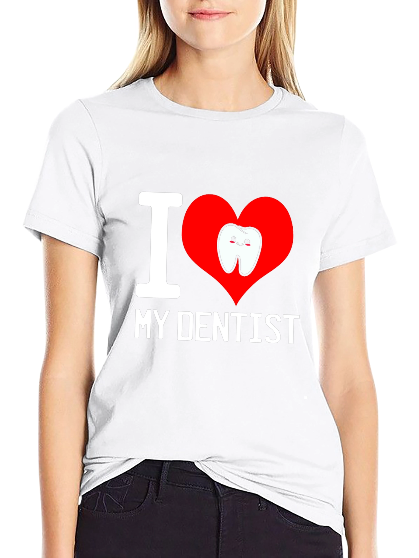 I Love My Dentist T-Shirt - Cute Tooth Graphic