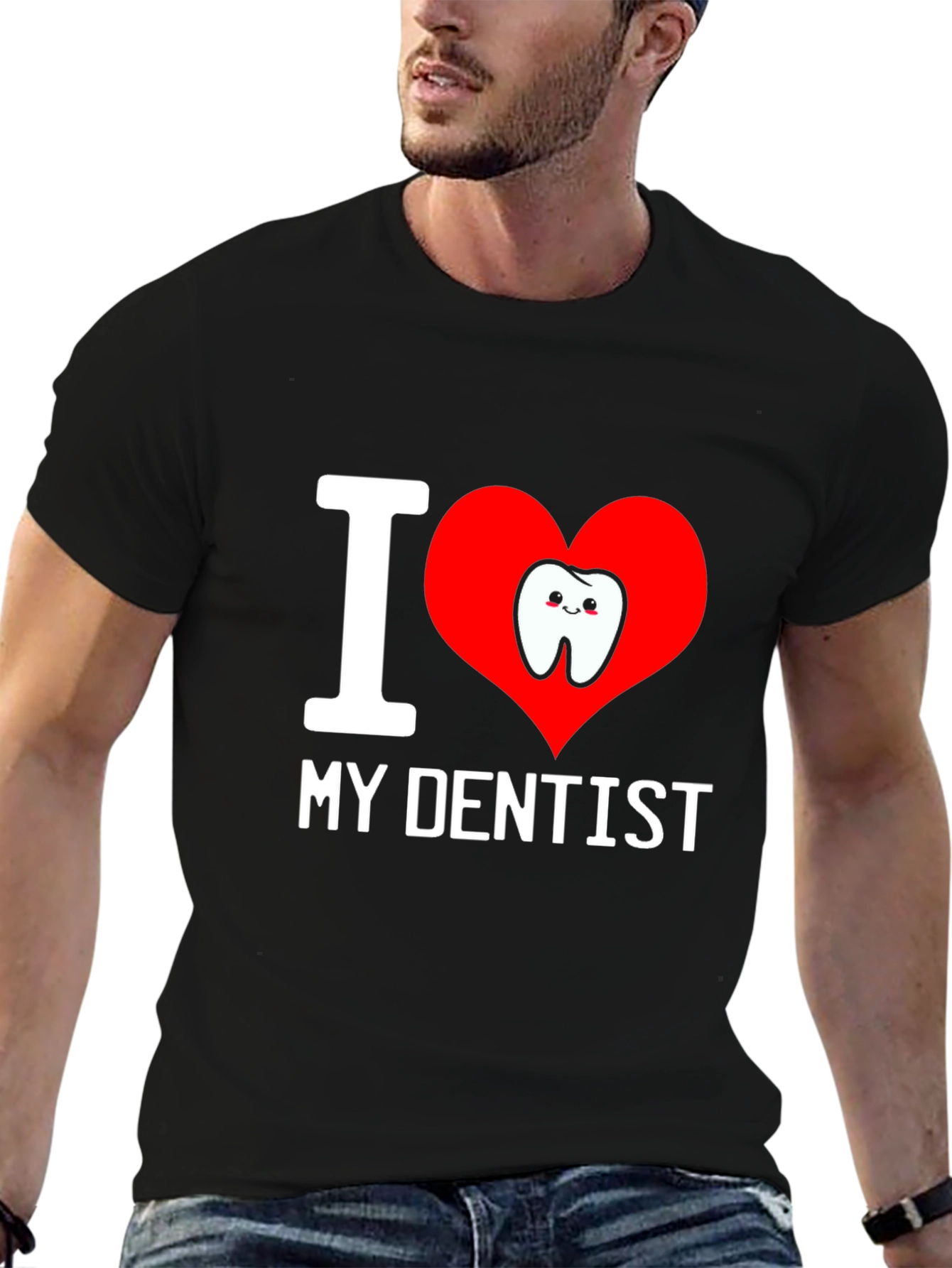 I Love My Dentist T-Shirt - Cute Tooth Graphic