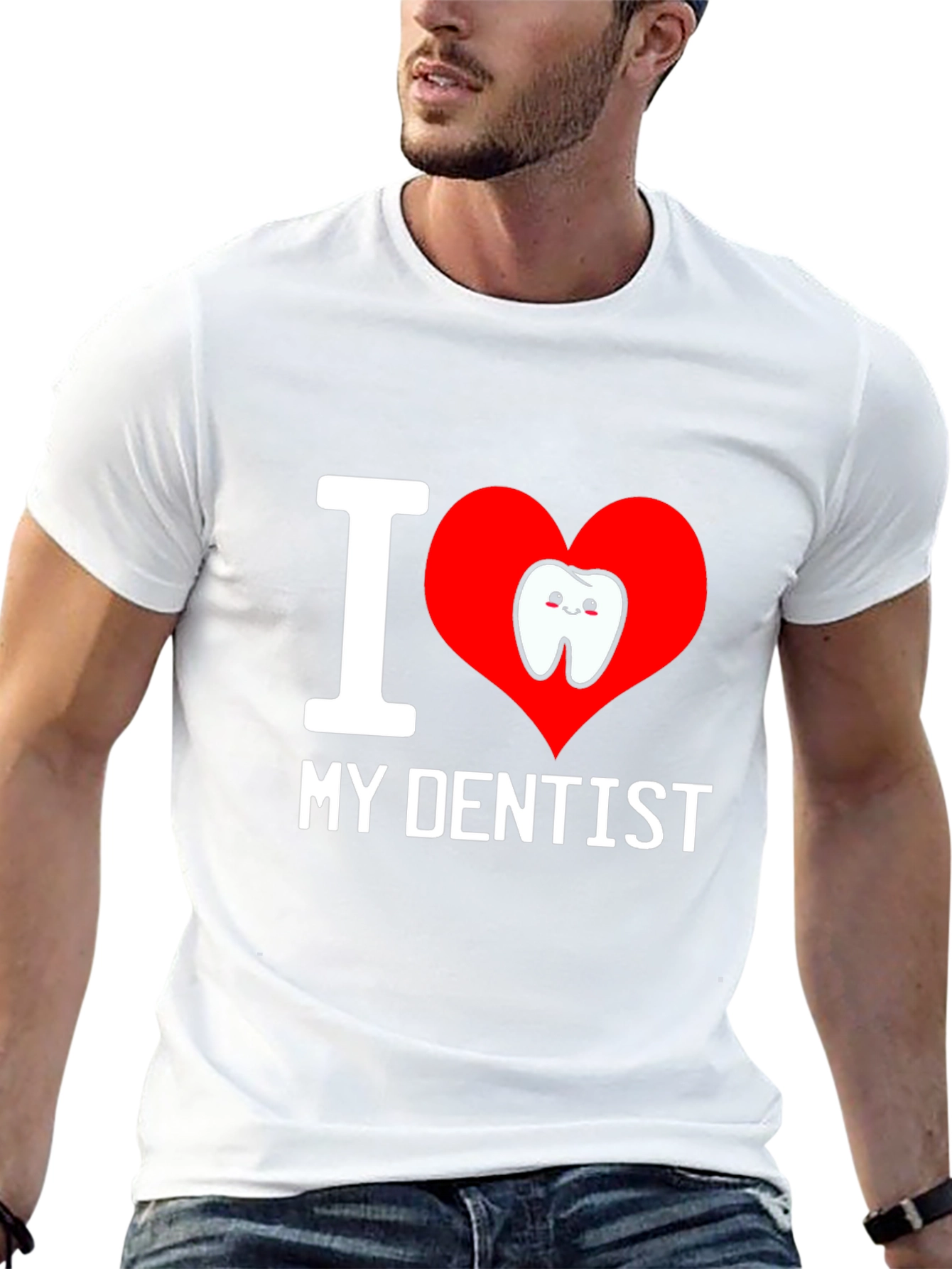 I Love My Dentist T-Shirt - Cute Tooth Graphic