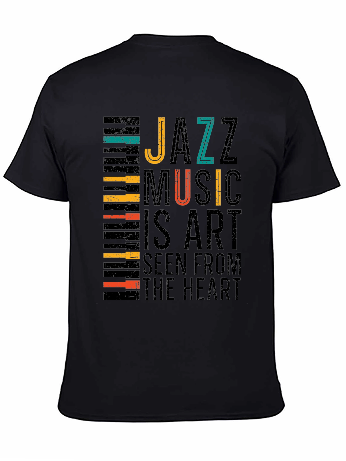 Jazz Music Art T-Shirt - Seen From The Heart