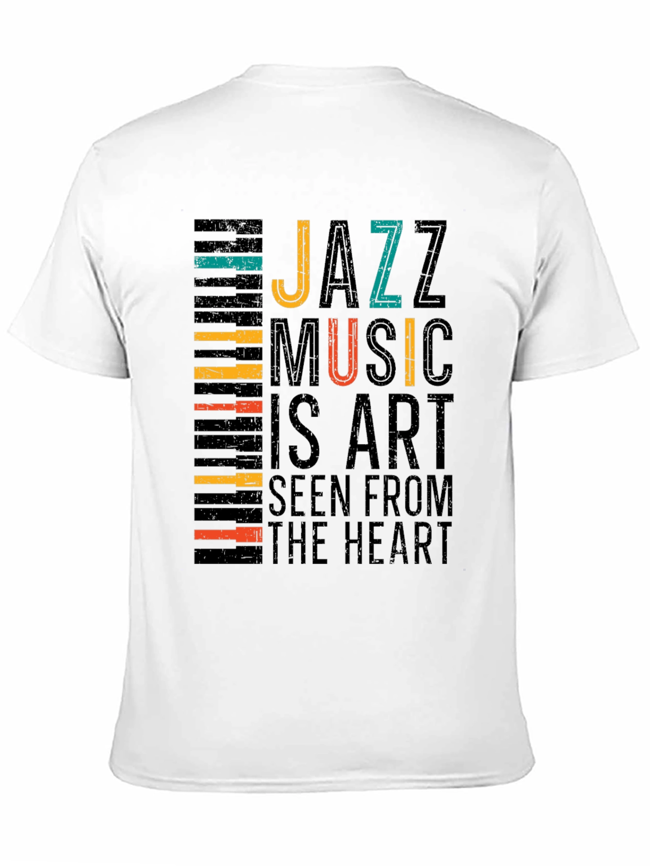 Jazz Music Art T-Shirt - Seen From The Heart