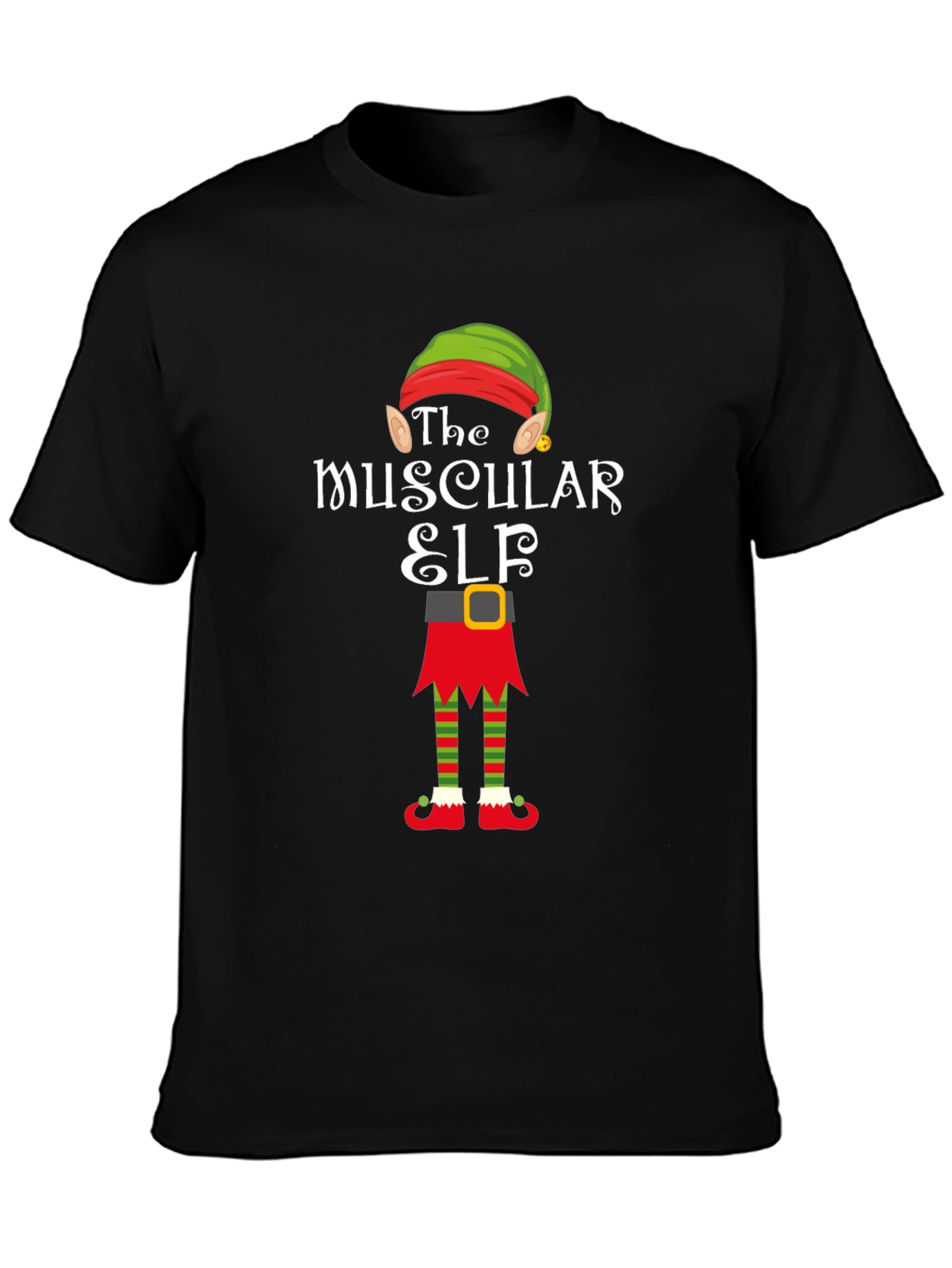 The Muscular Elf Christmas T-Shirt