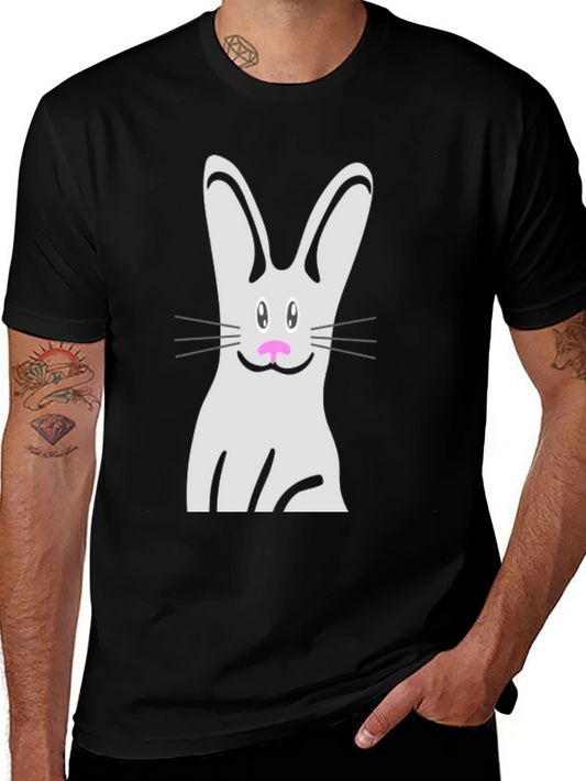 Cute Easter Bunny Graphic T-Shirt