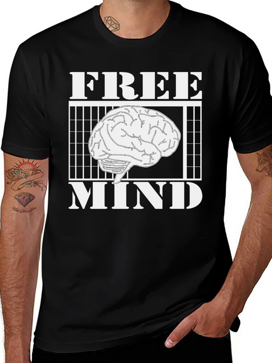 Free Mind Graphic T-Shirt