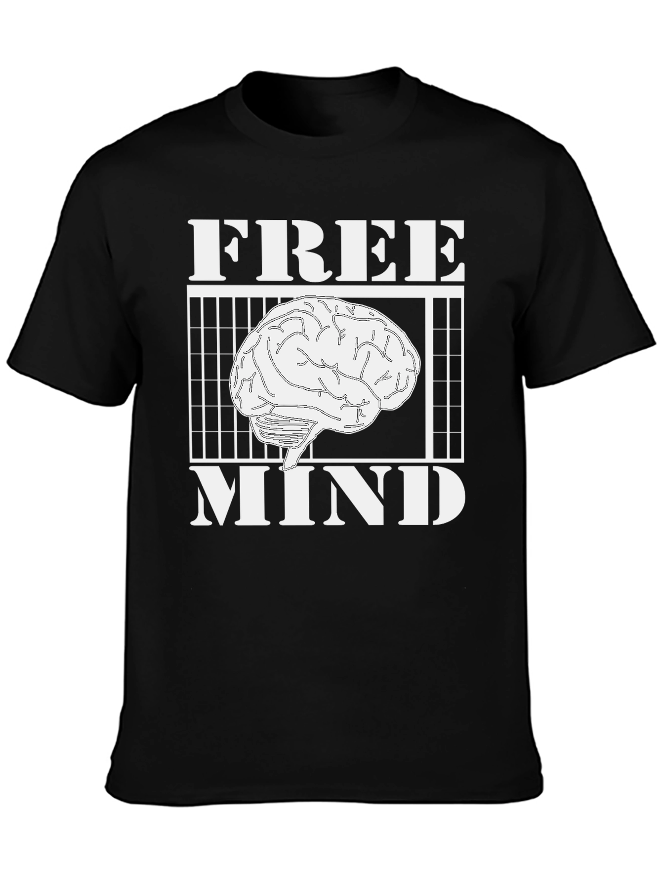 Free Mind Graphic T-Shirt