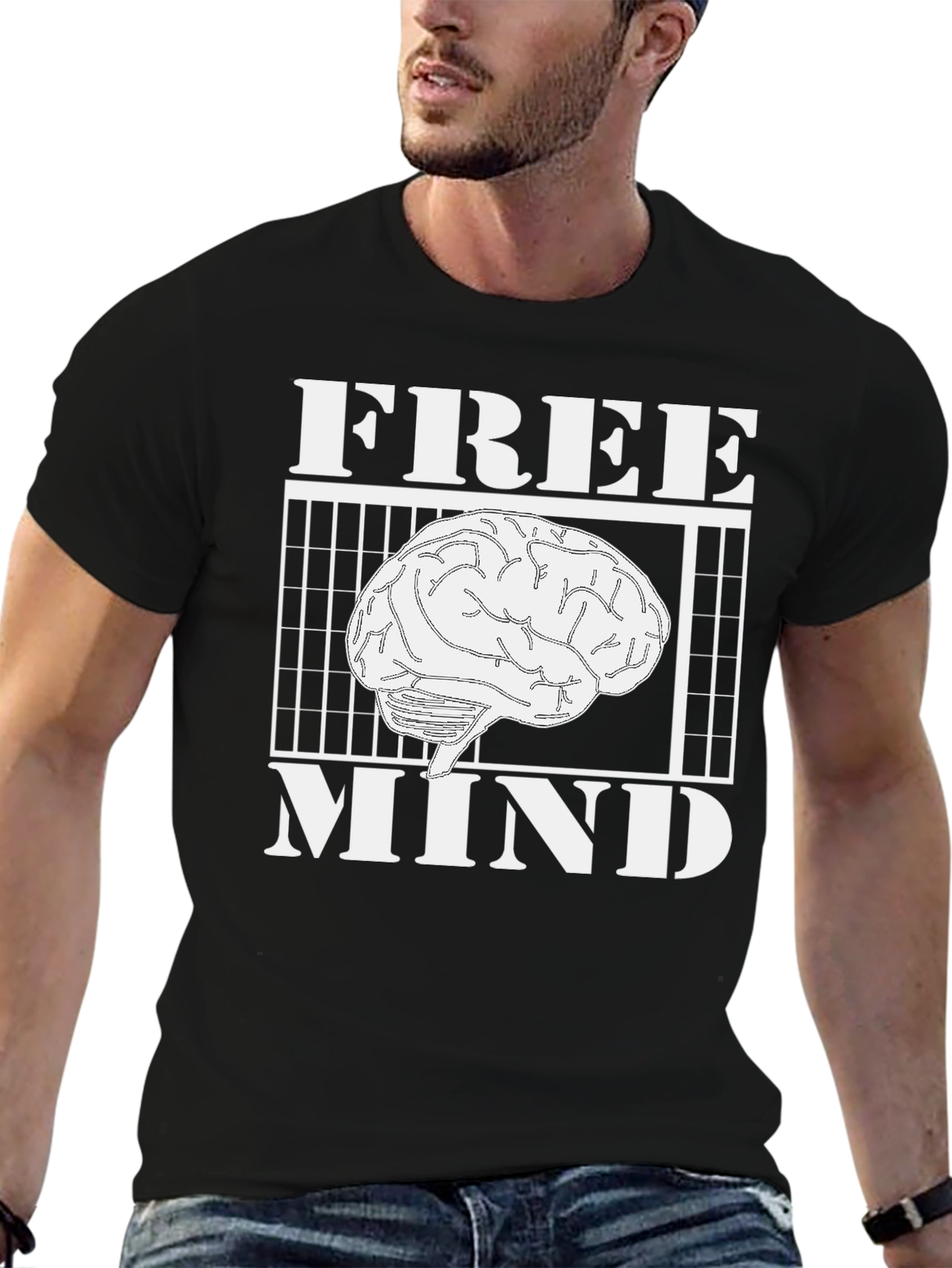 Free Mind Graphic T-Shirt