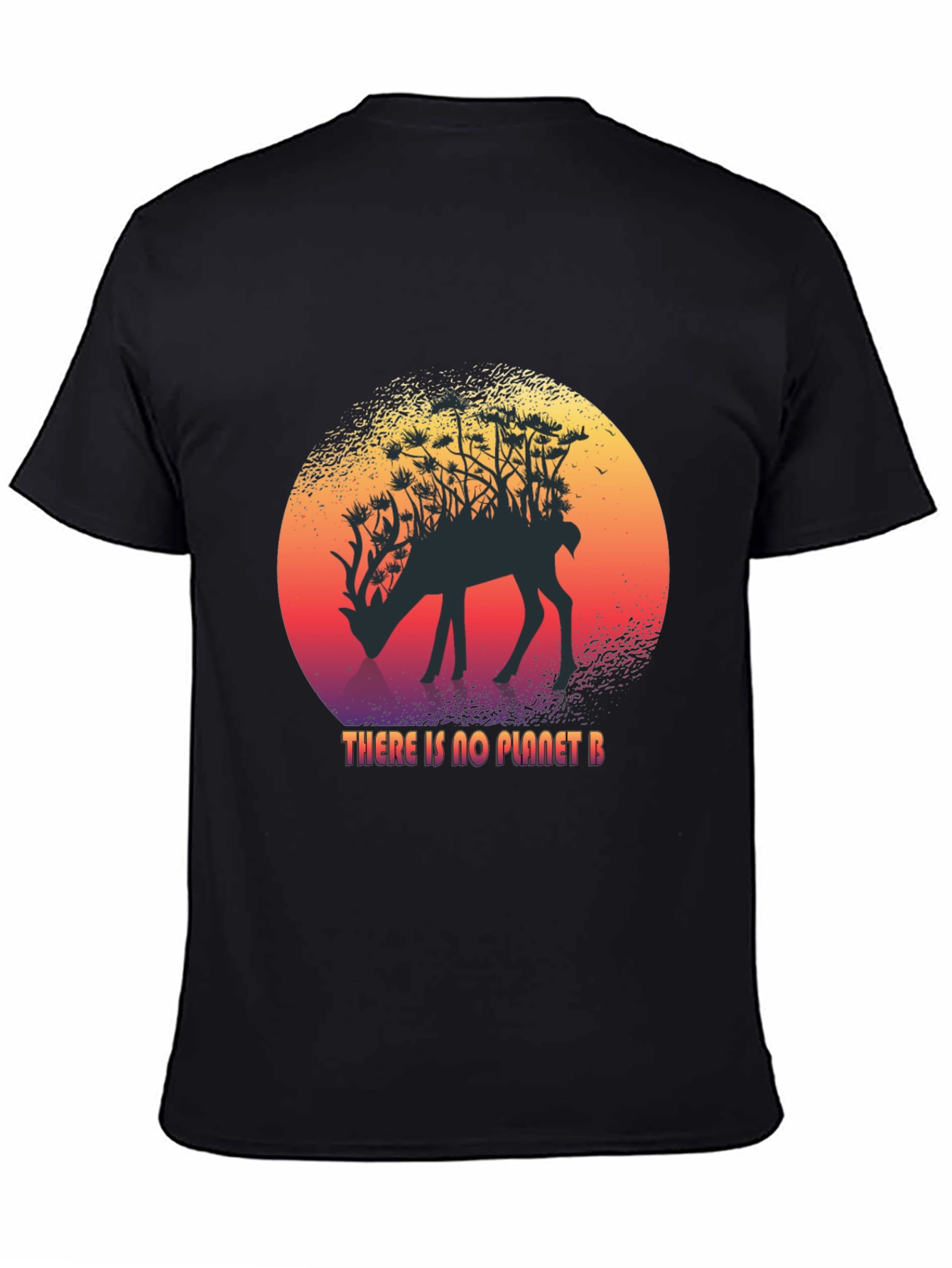 Planet B Deer Graphic T-Shirt