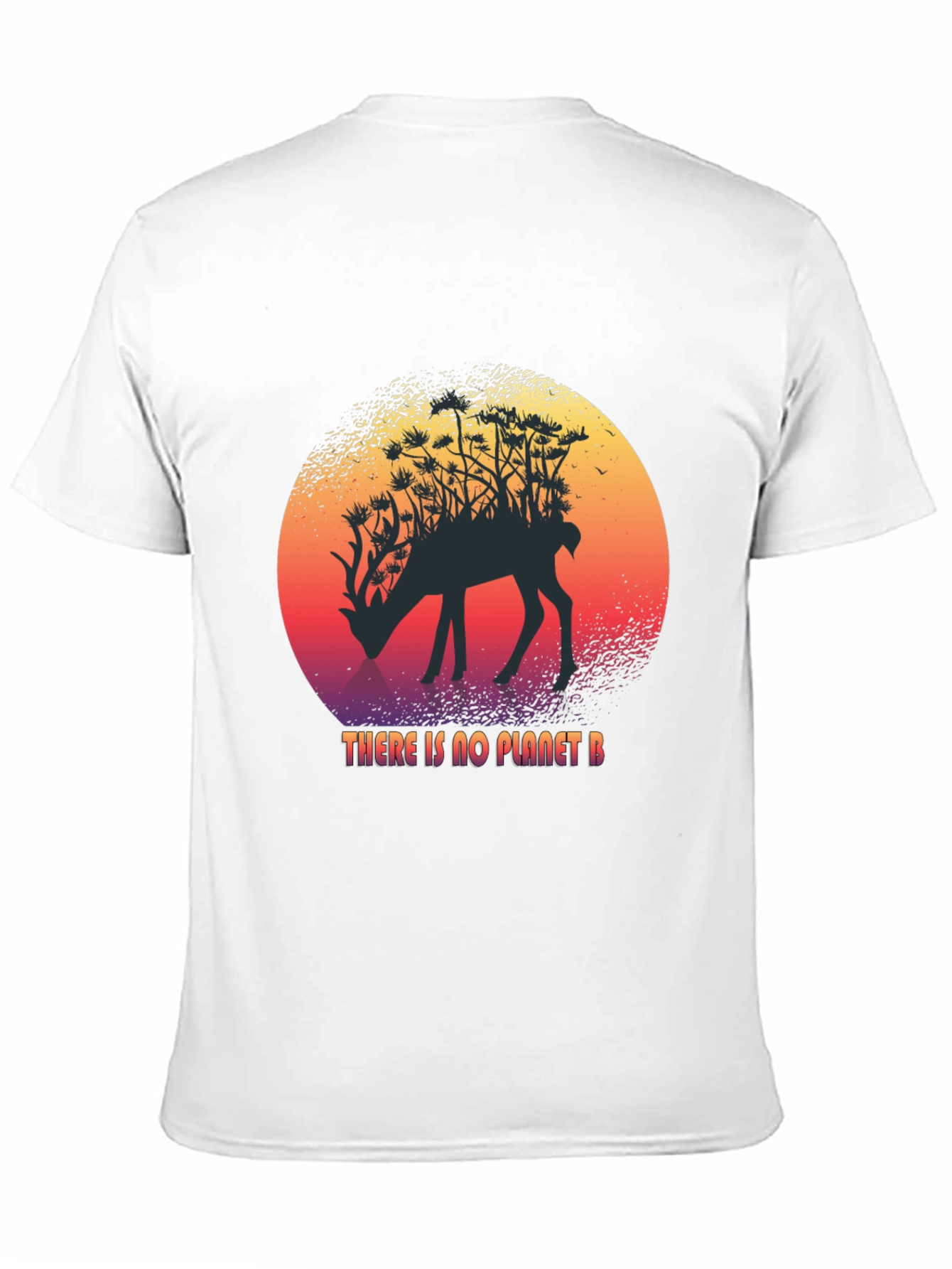 Planet B Deer Graphic T-Shirt