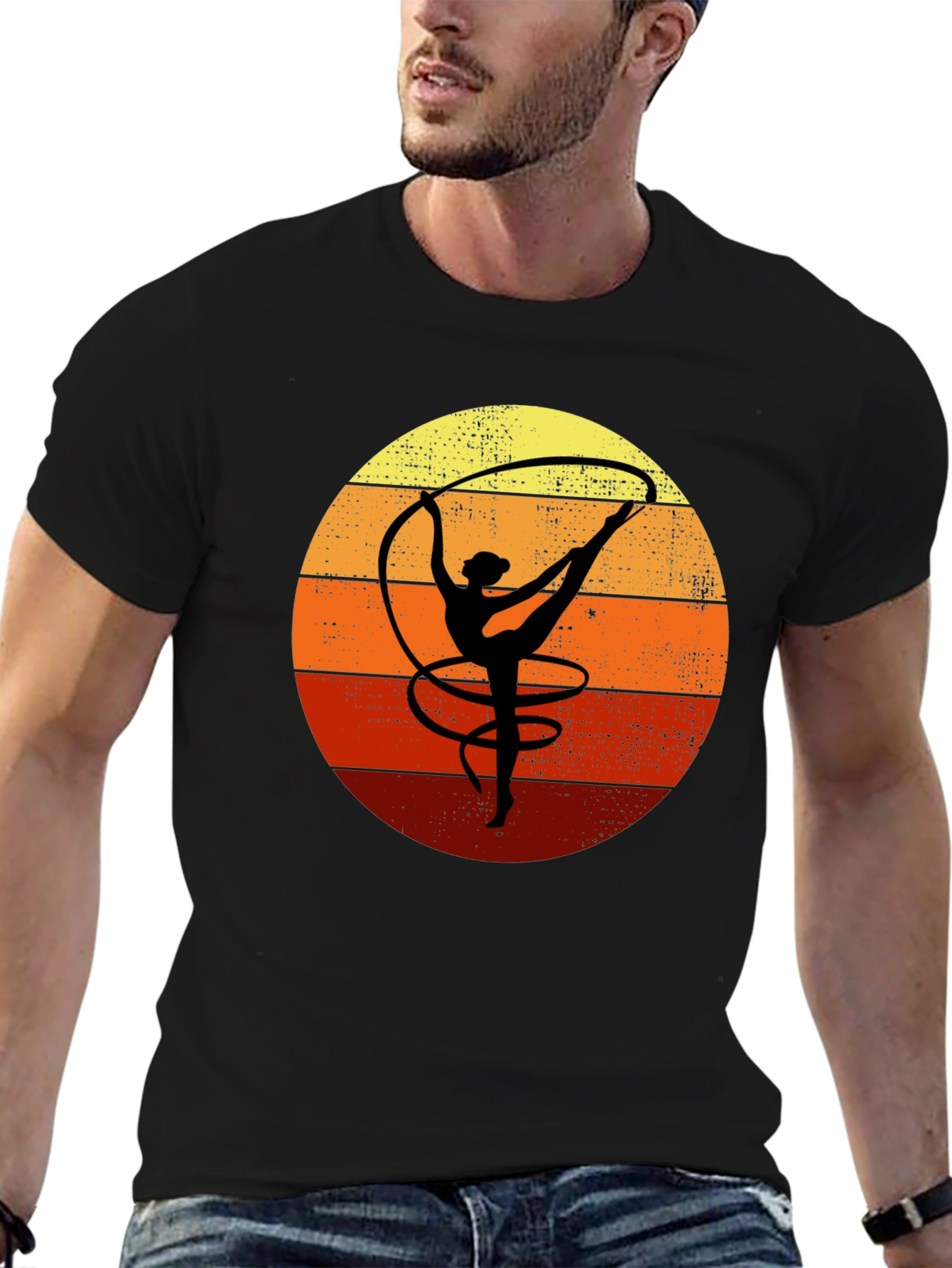 Retro Gymnastics Sunset T-Shirt