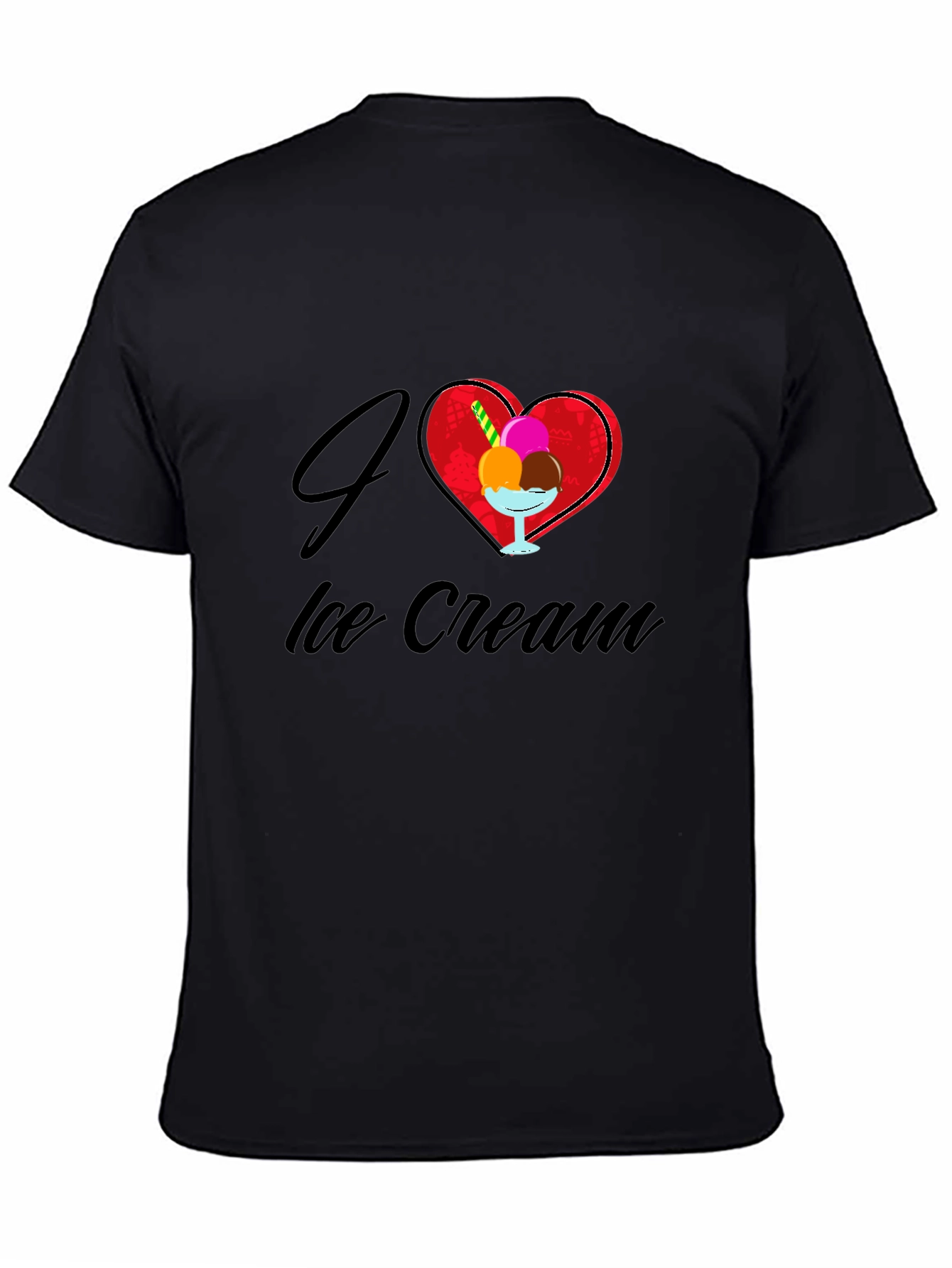 I Love Ice Cream Graphic T-Shirt