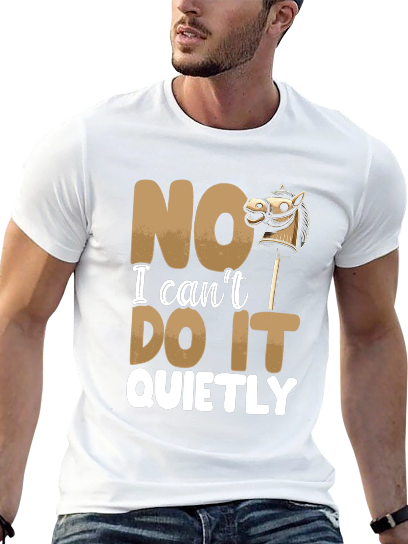 Funny NO I Cant DO IT QUIETLY T-Shirt