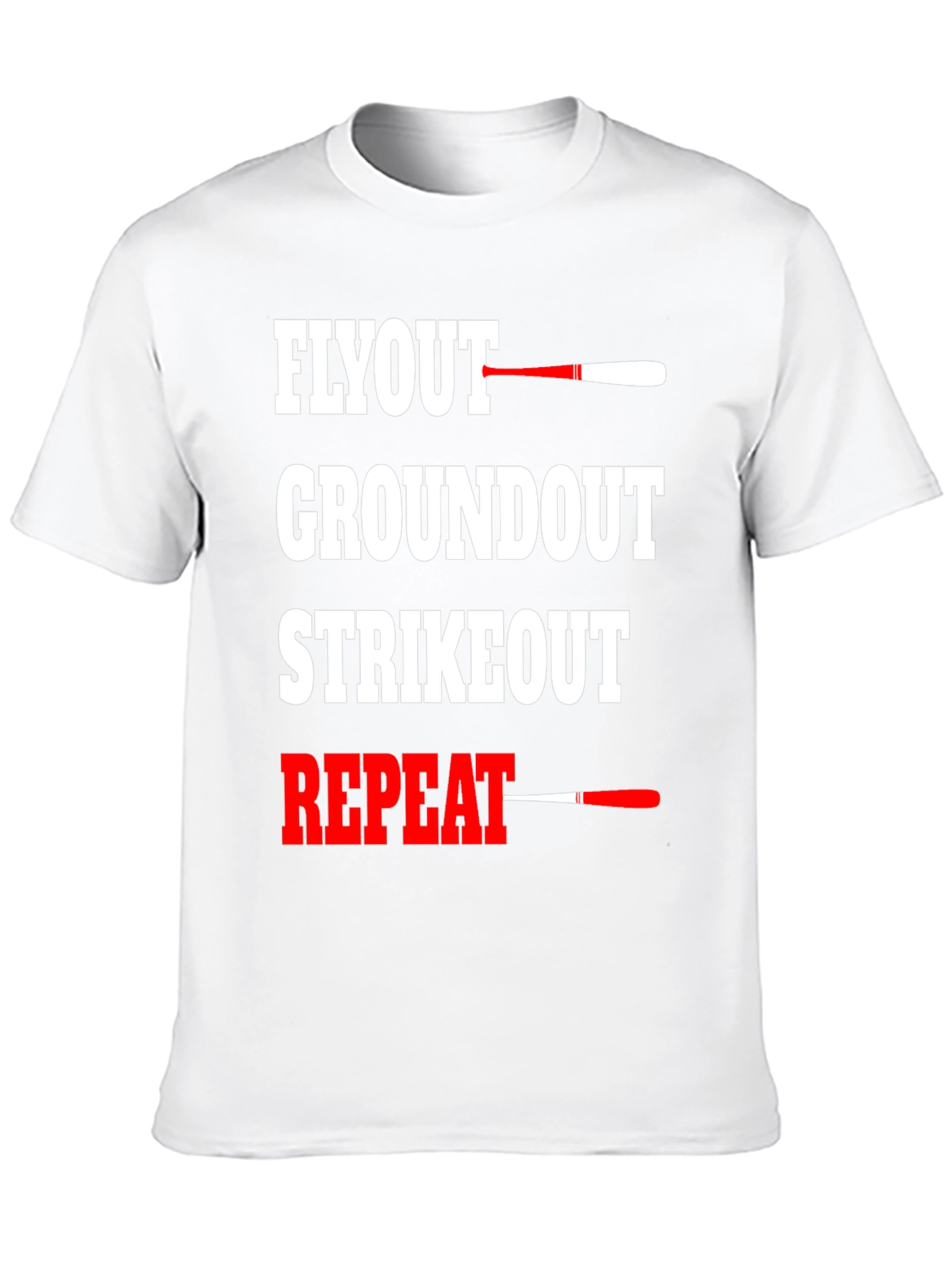 Baseball Flyout Repeat Graphic T-Shirt