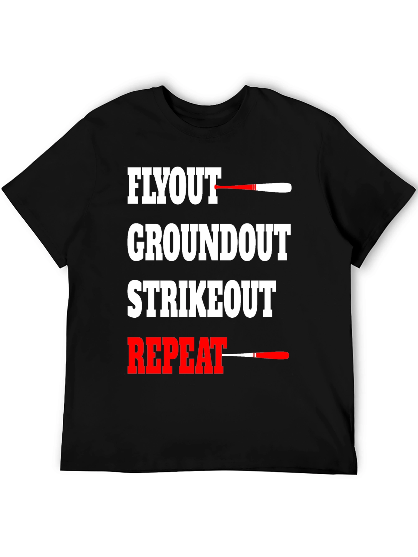 Baseball Flyout Repeat Graphic T-Shirt