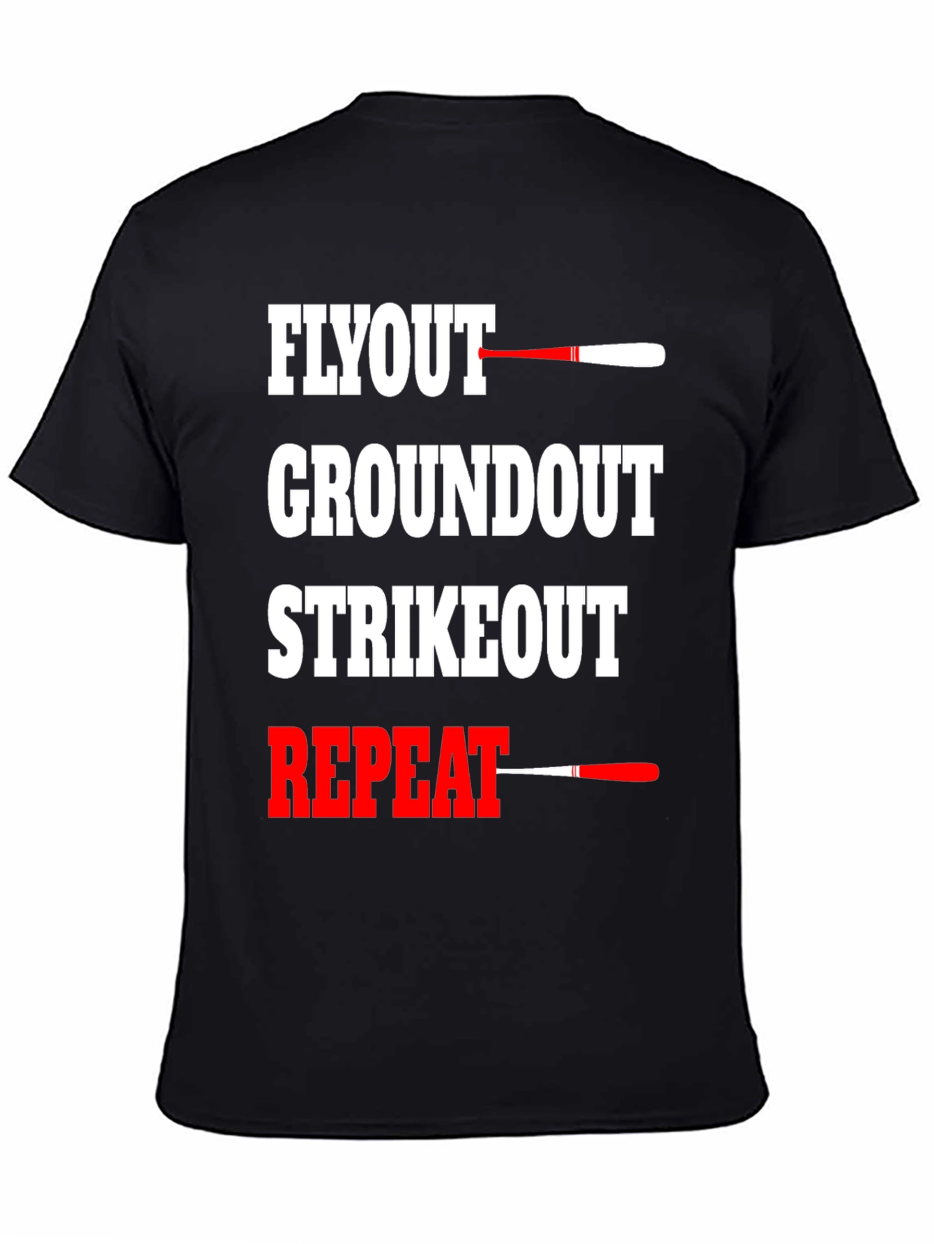 Baseball Flyout Repeat Graphic T-Shirt