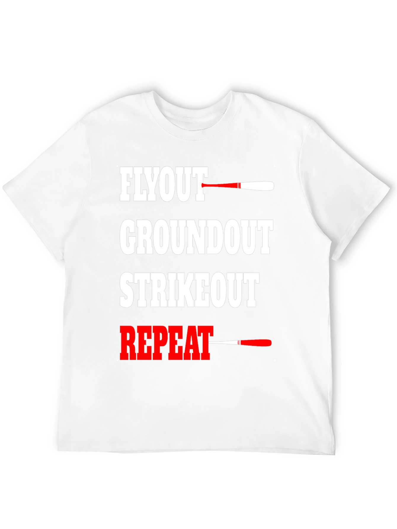 Baseball Flyout Repeat Graphic T-Shirt