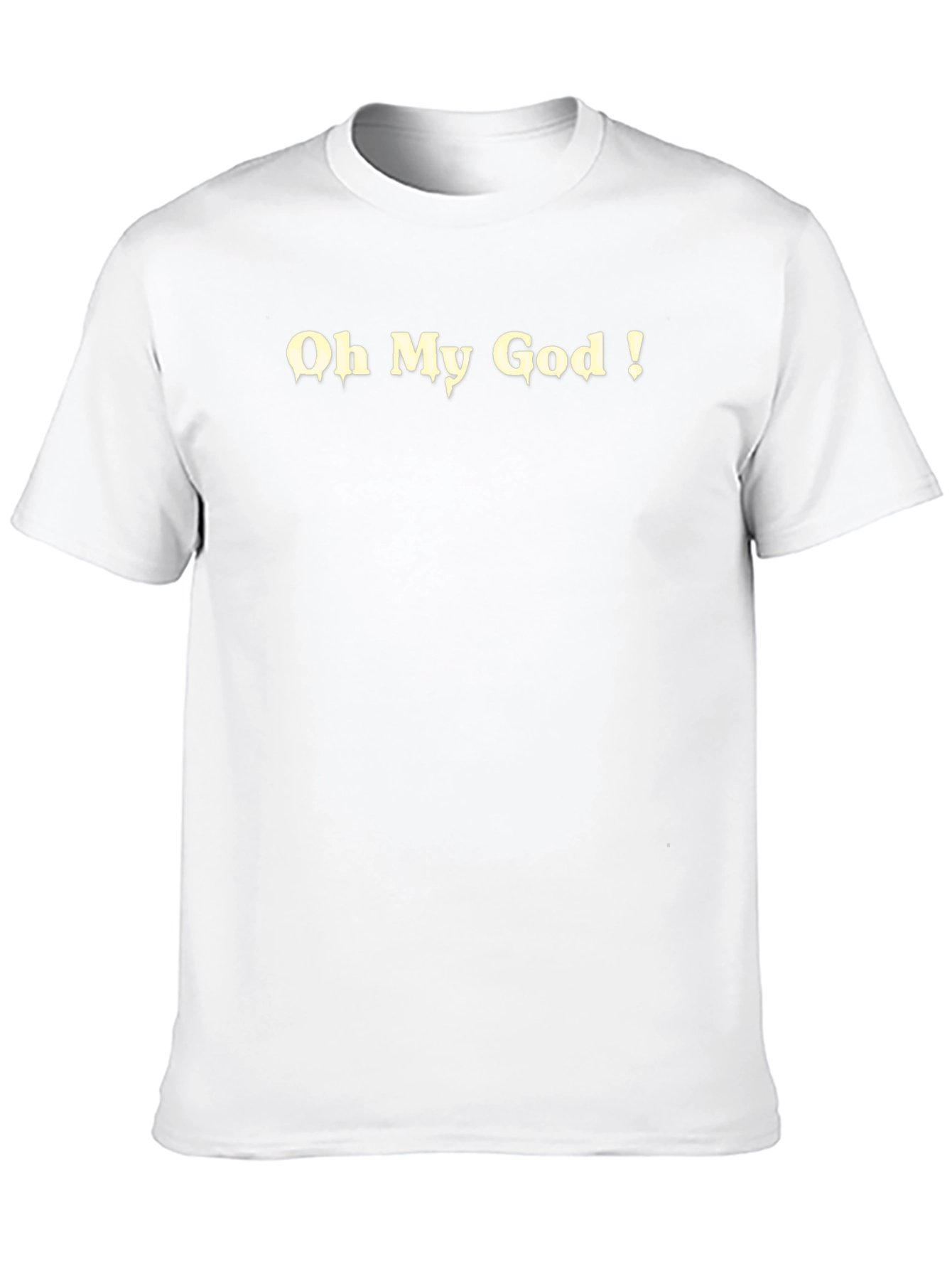 Oh My God! Graphic Black T-Shirt