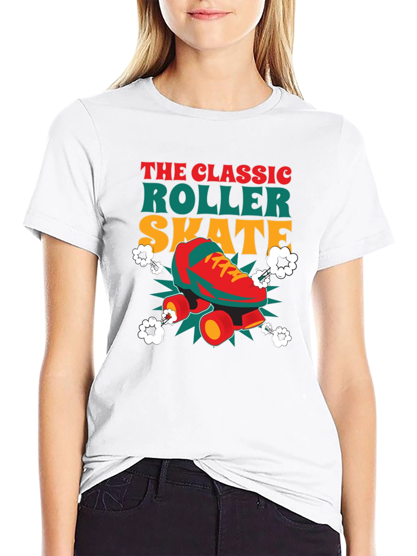Classic Roller Skate T-Shirt - Retro Design
