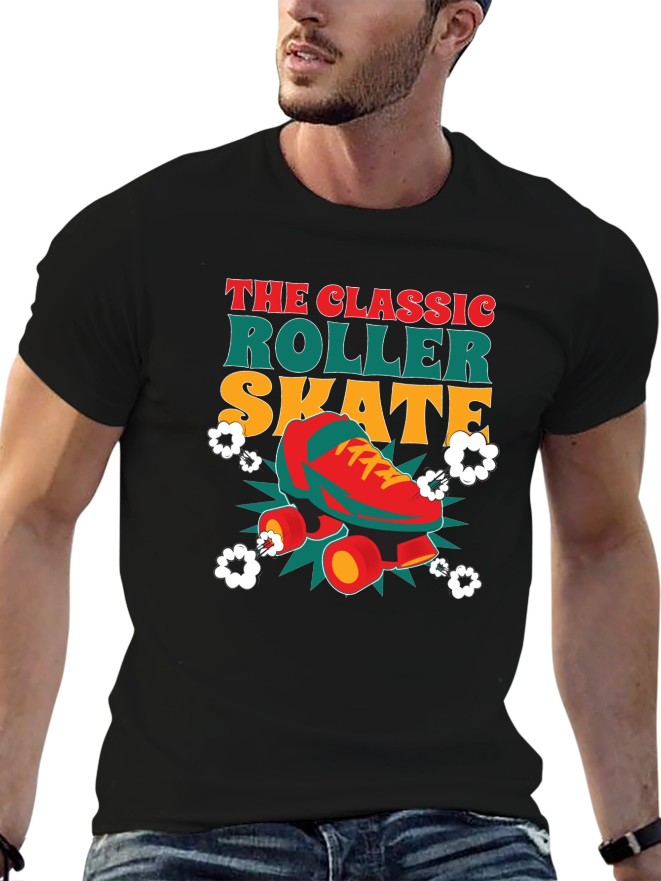 Classic Roller Skate T-Shirt - Retro Design
