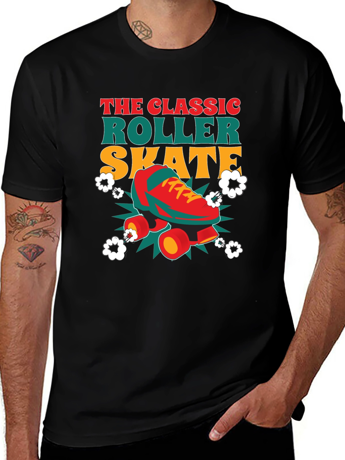 Classic Roller Skate T-Shirt - Retro Design
