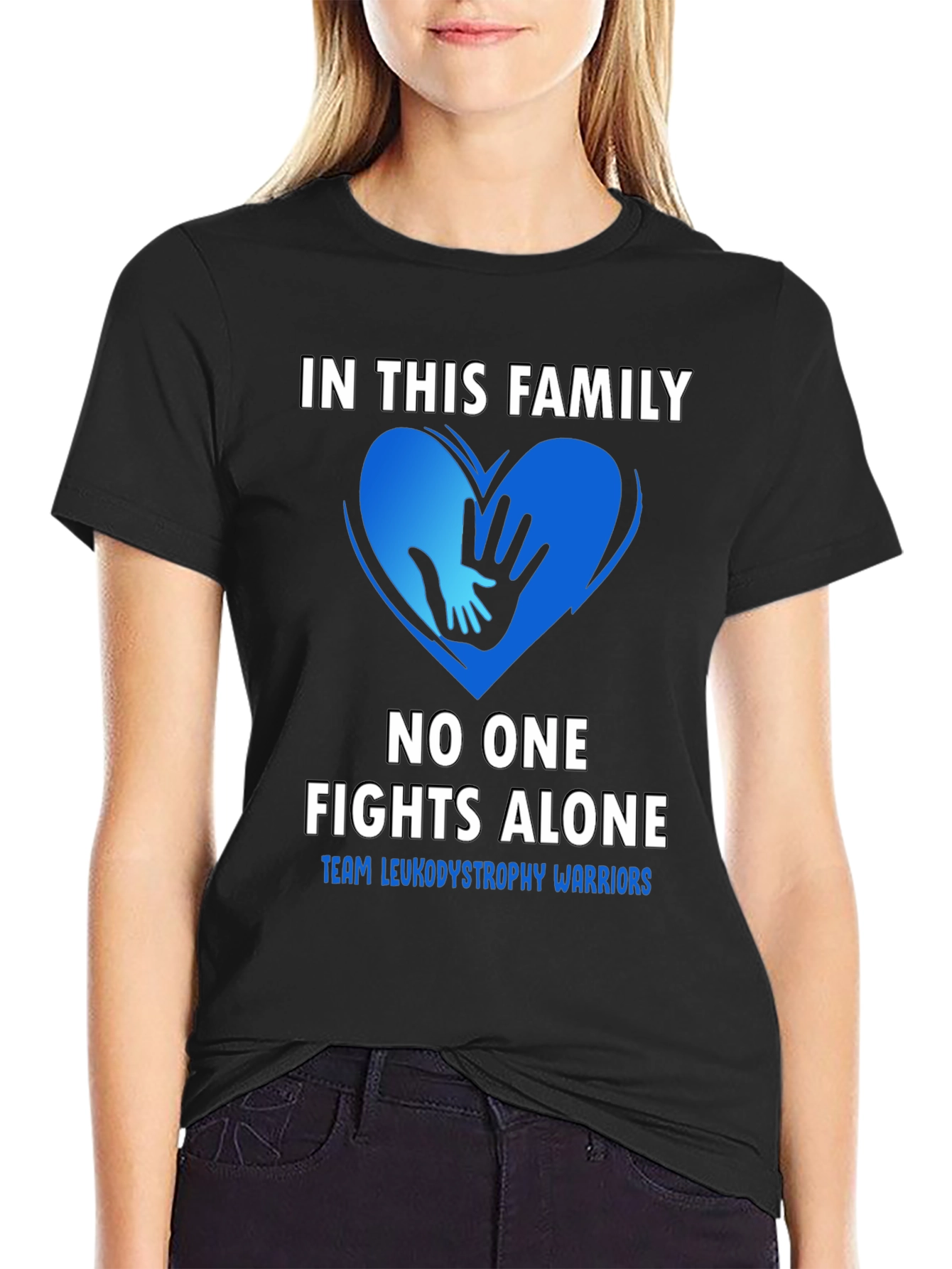 Leukodystrophy Warrior Family Support T-Shirt