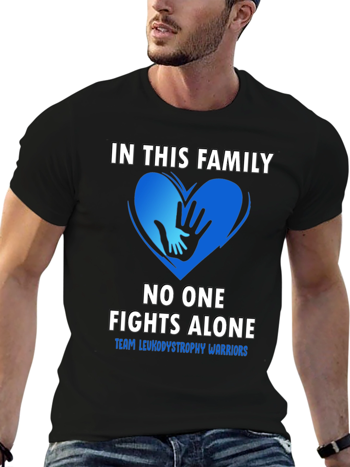 Leukodystrophy Warrior Family Support T-Shirt