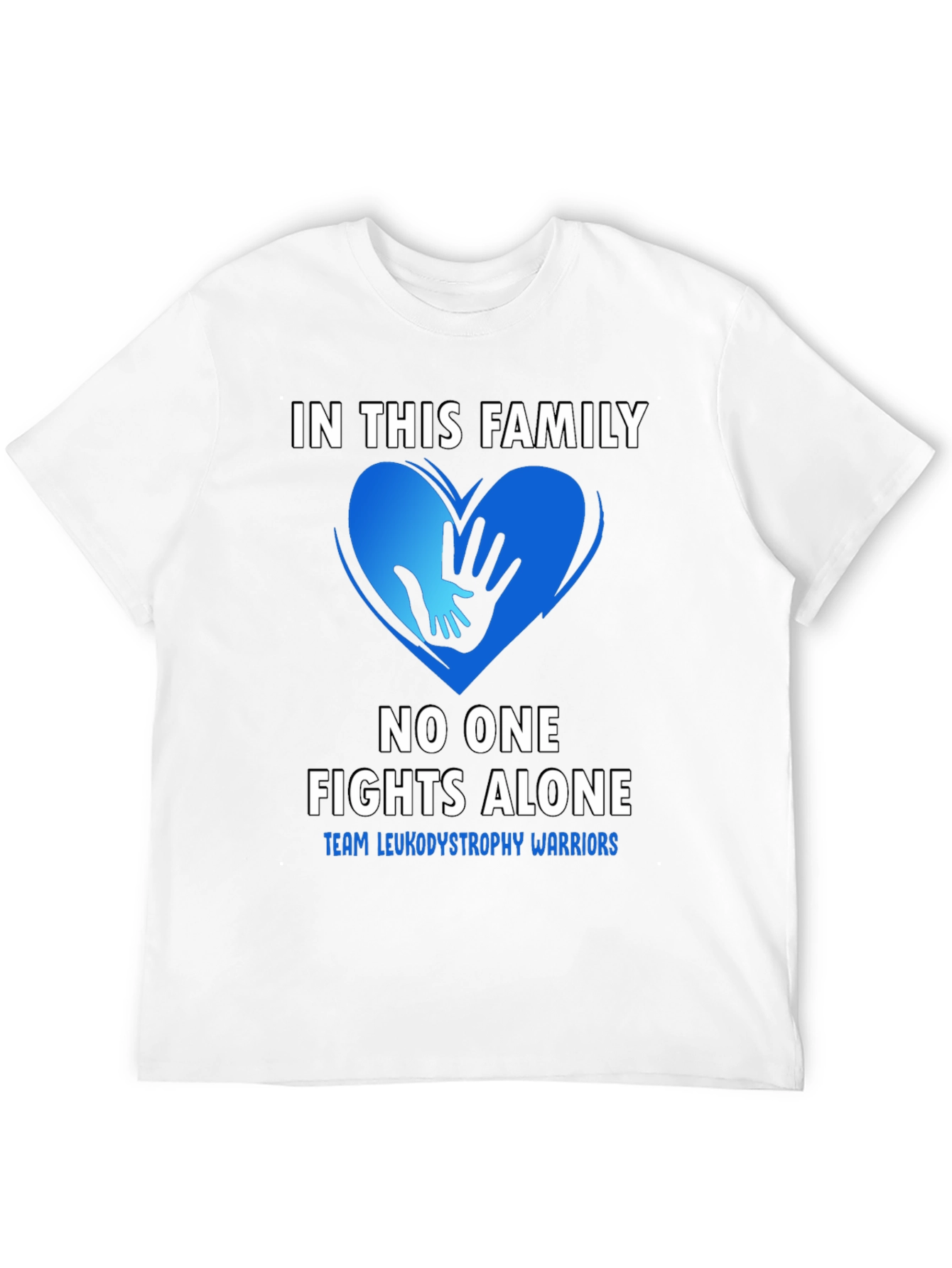 Leukodystrophy Warrior Family Support T-Shirt