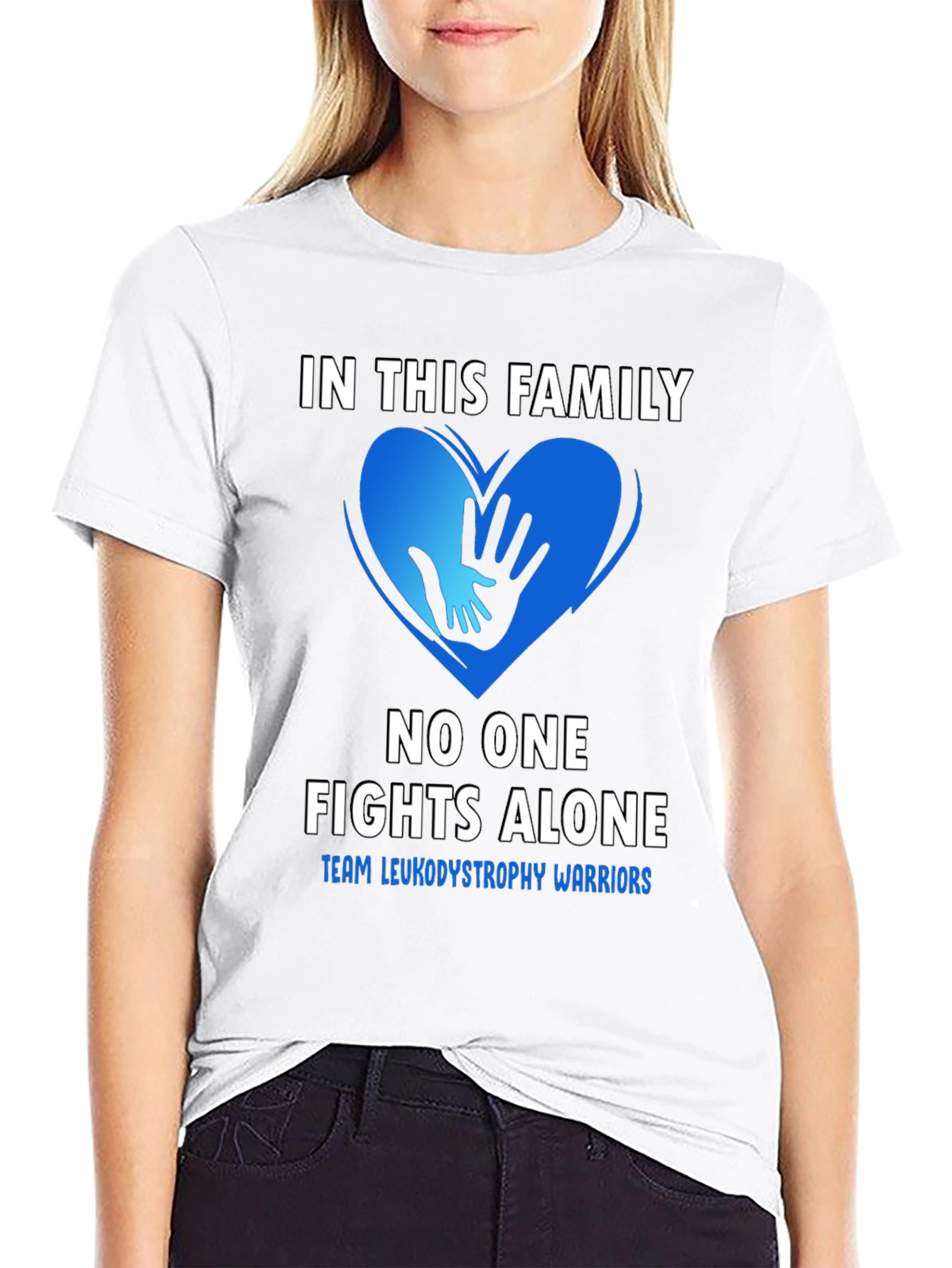 Leukodystrophy Warrior Family Support T-Shirt