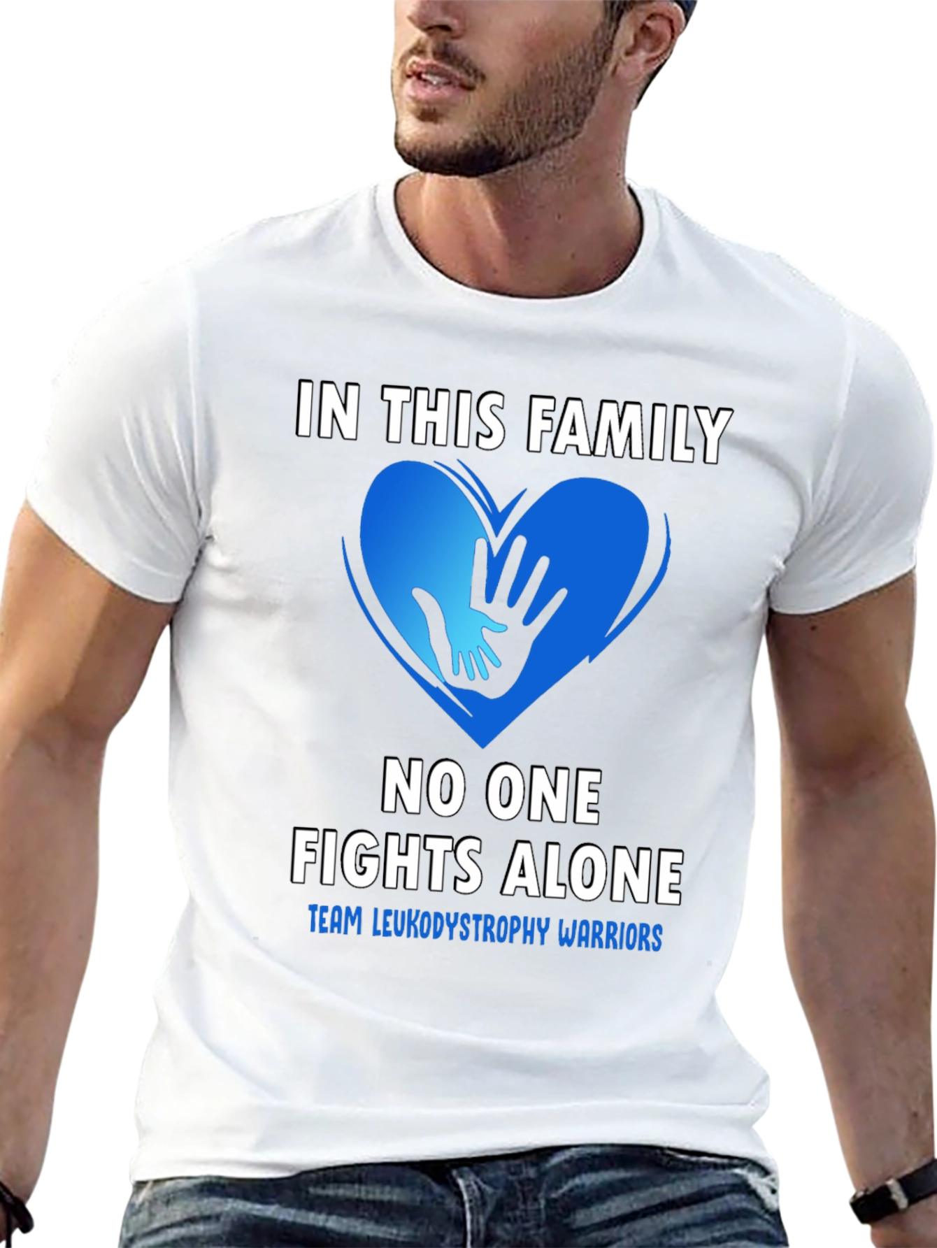 Leukodystrophy Warrior Family Support T-Shirt