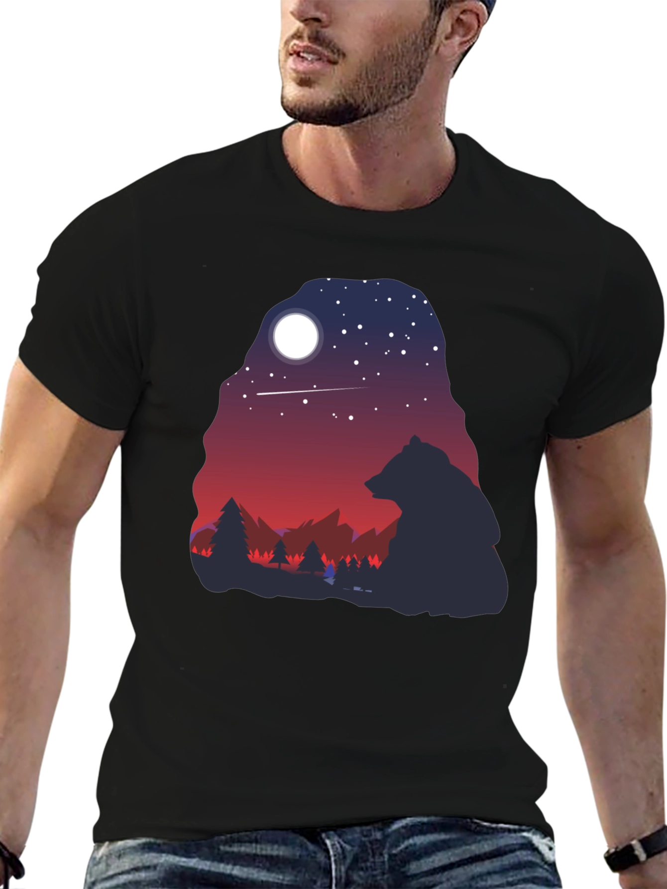 Nature Bear T-Shirt - Outdoor Adventure Tee