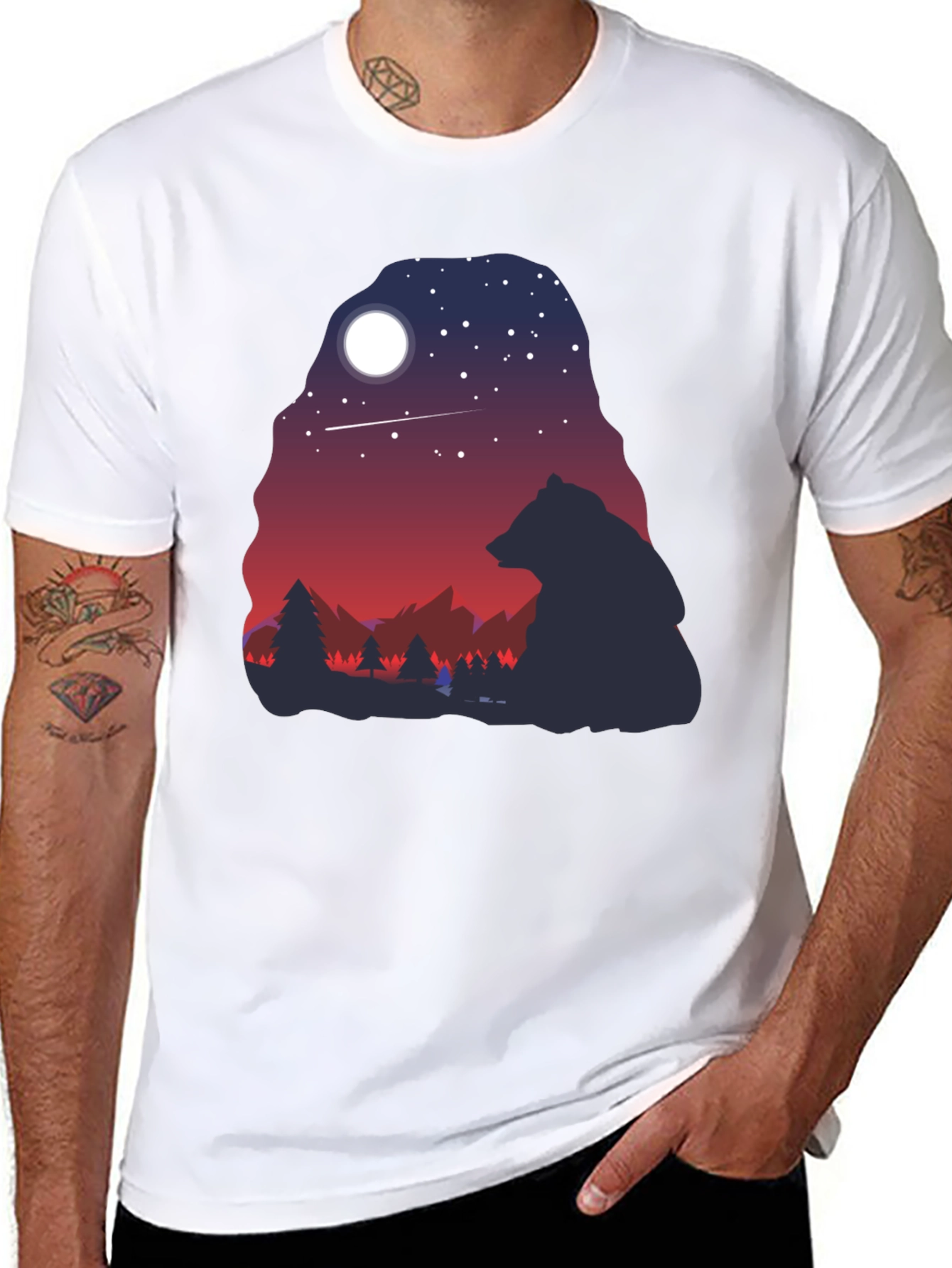 Nature Bear T-Shirt - Outdoor Adventure Tee