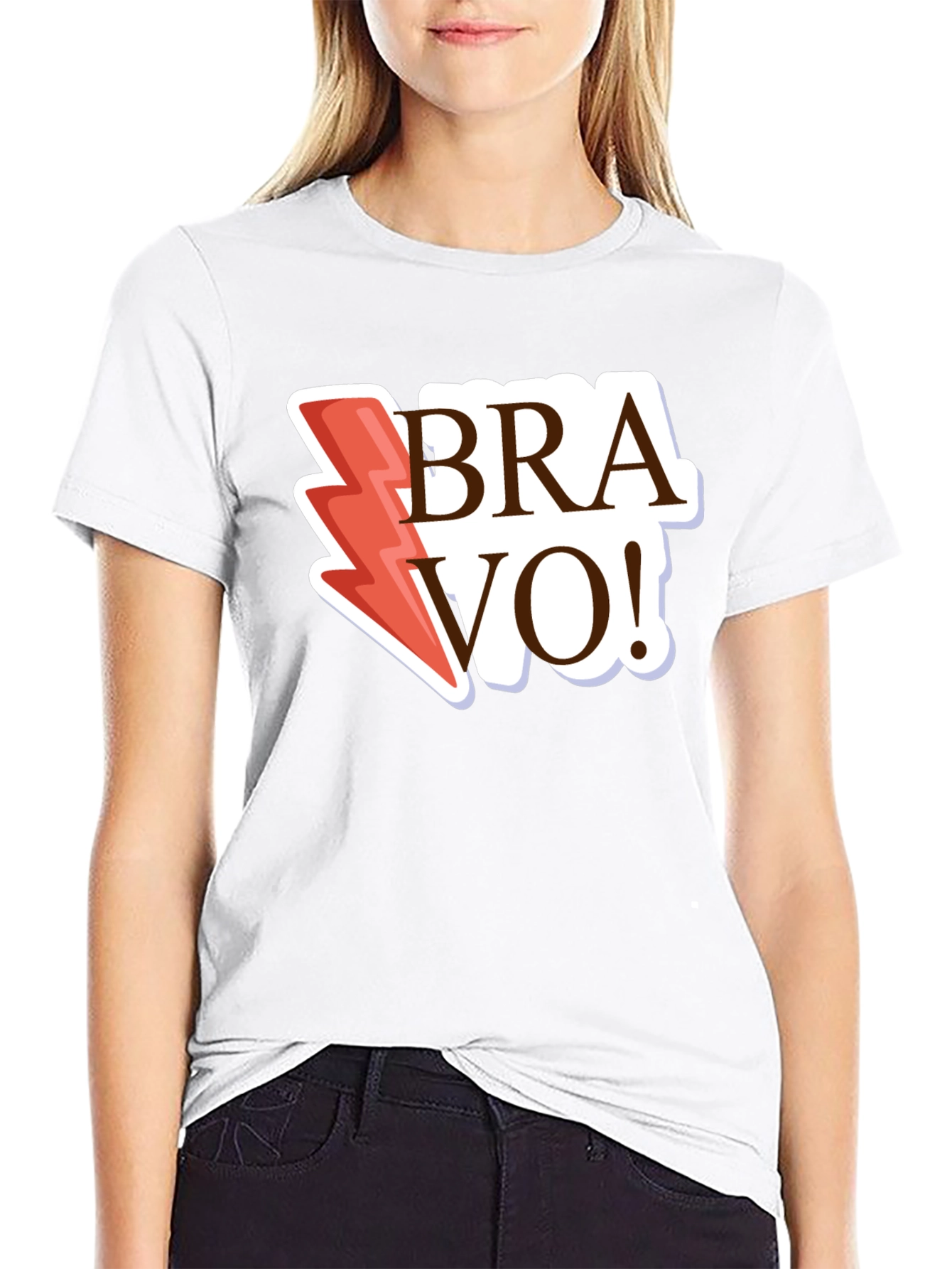 Bravo Lightning Bolt Graphic Tee