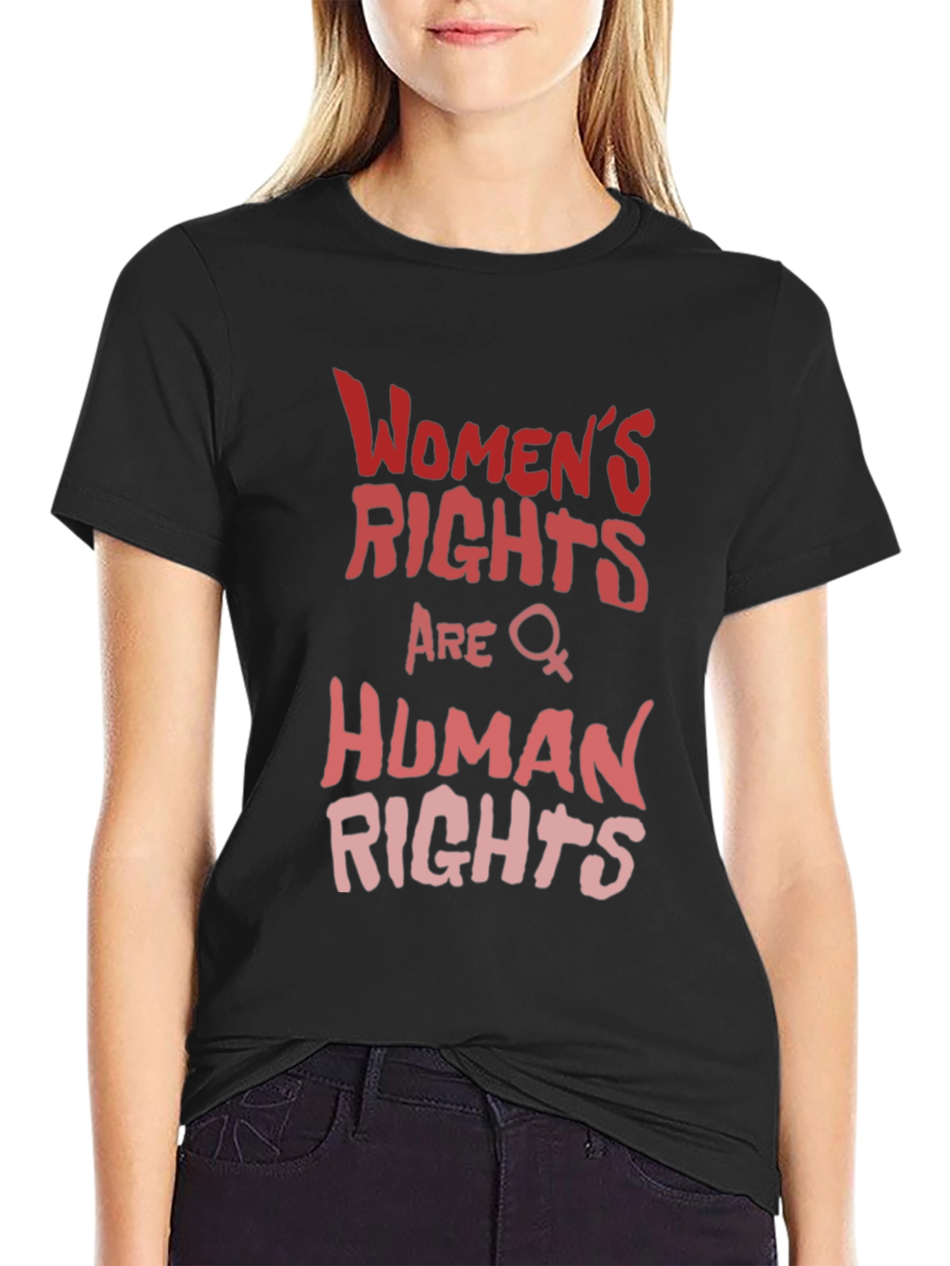 Womens Rights Are Human Rights Graphic Tee