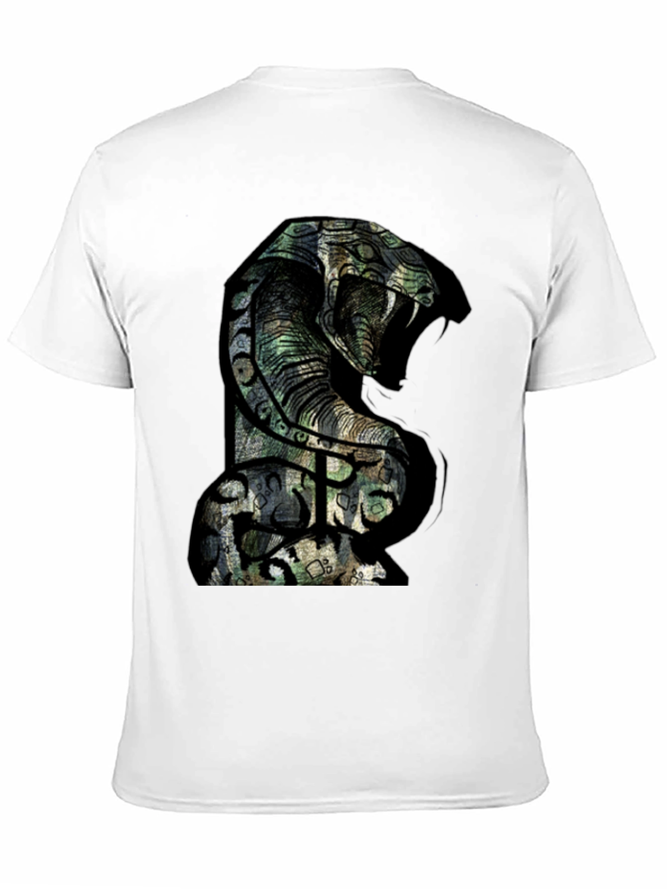 Mens Cobra Graphic T-Shirt - Bold Snake Design