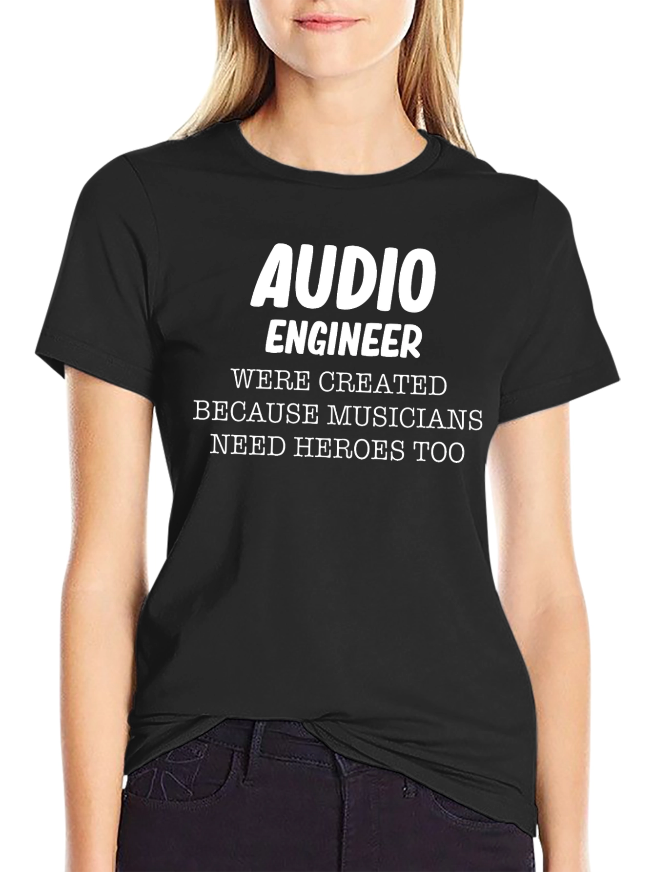 Audio Engineer Hero T-Shirt - Musician Support Apparel