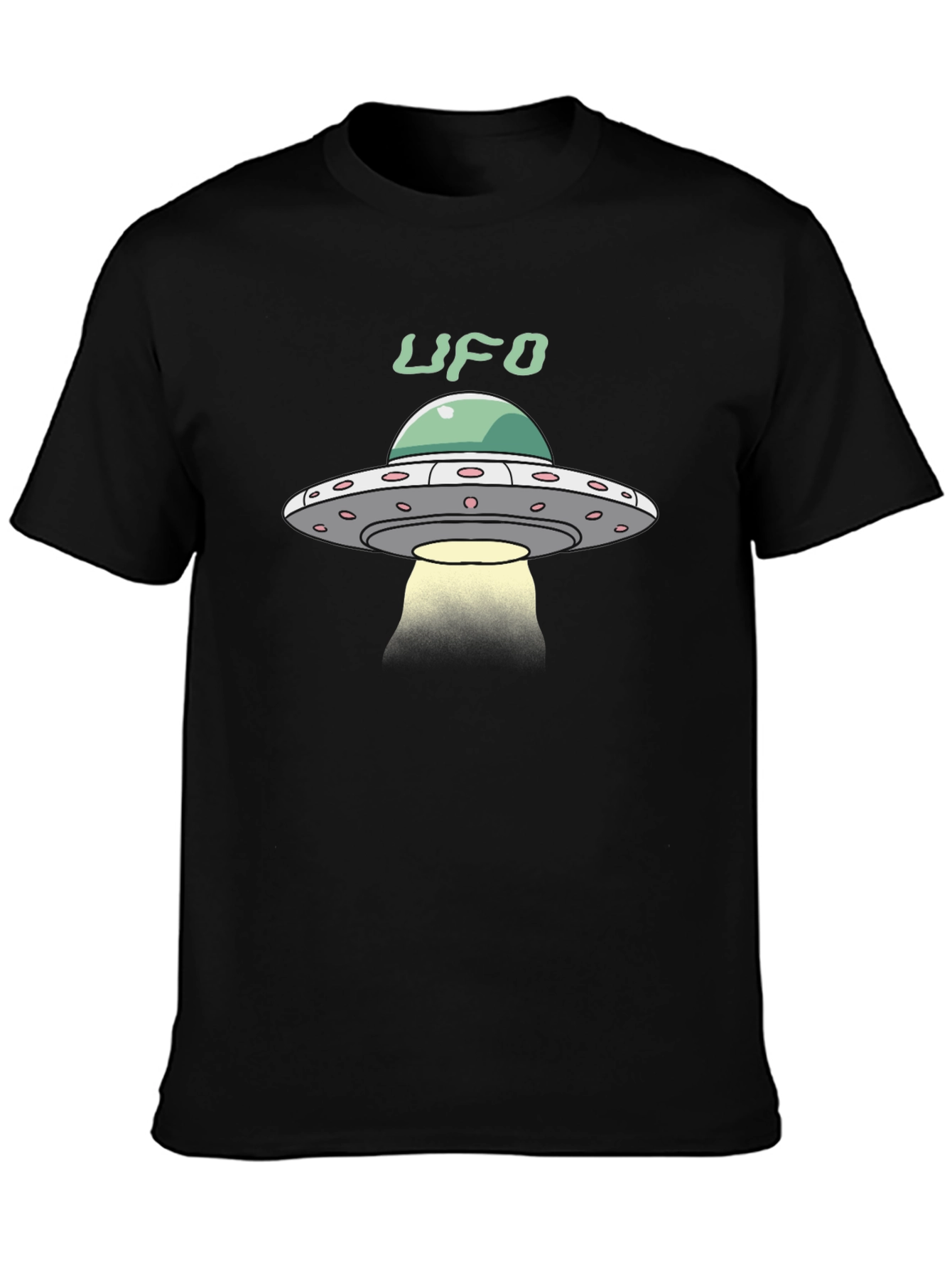 UFO Graphic Black T-Shirt