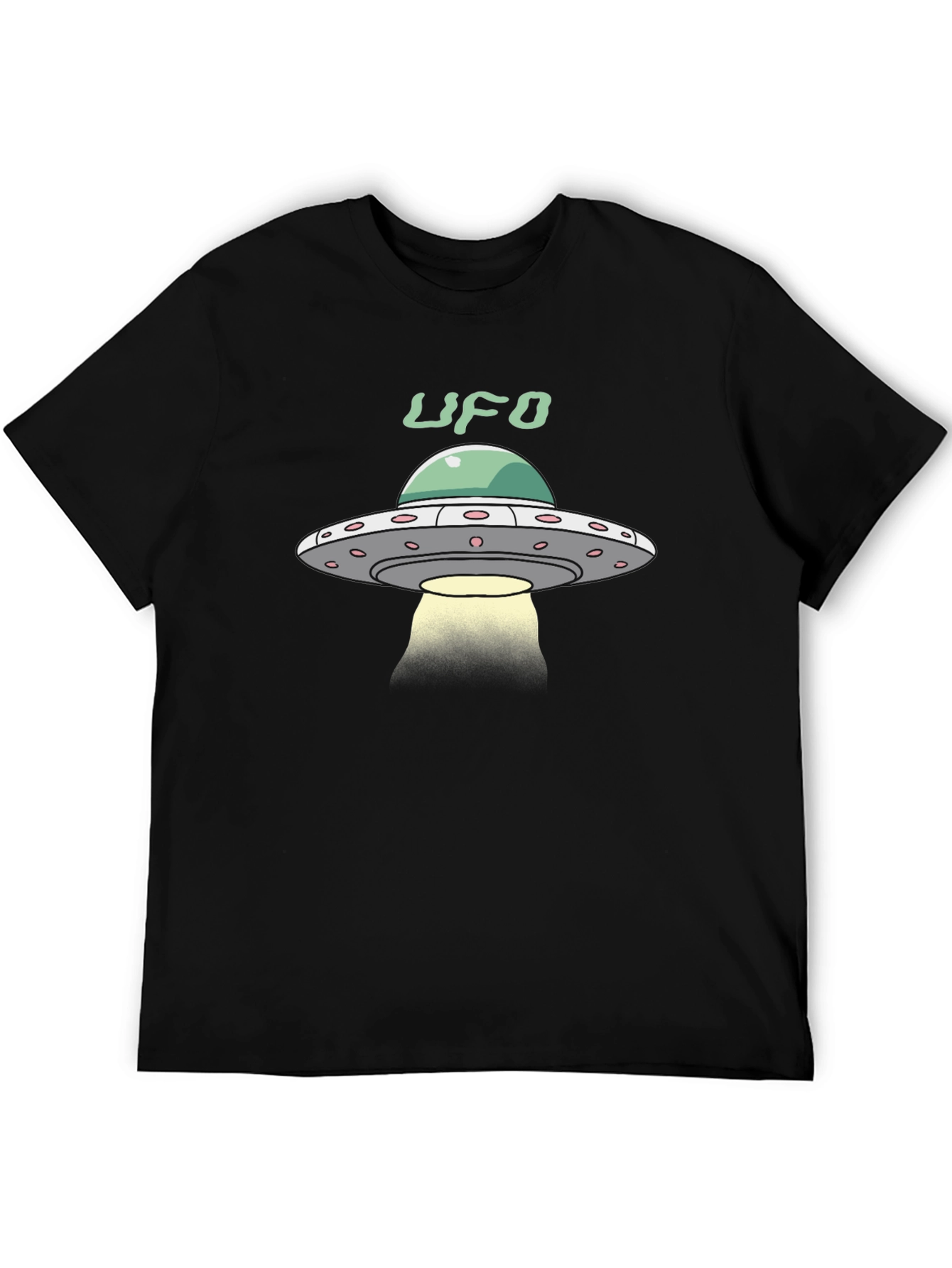 UFO Graphic Black T-Shirt