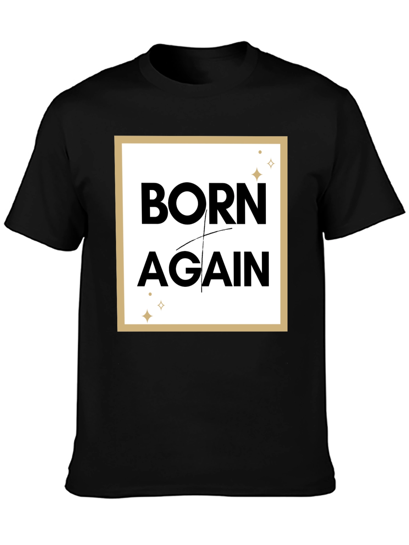 Born Again Graphic Tee - Black T-Shirt