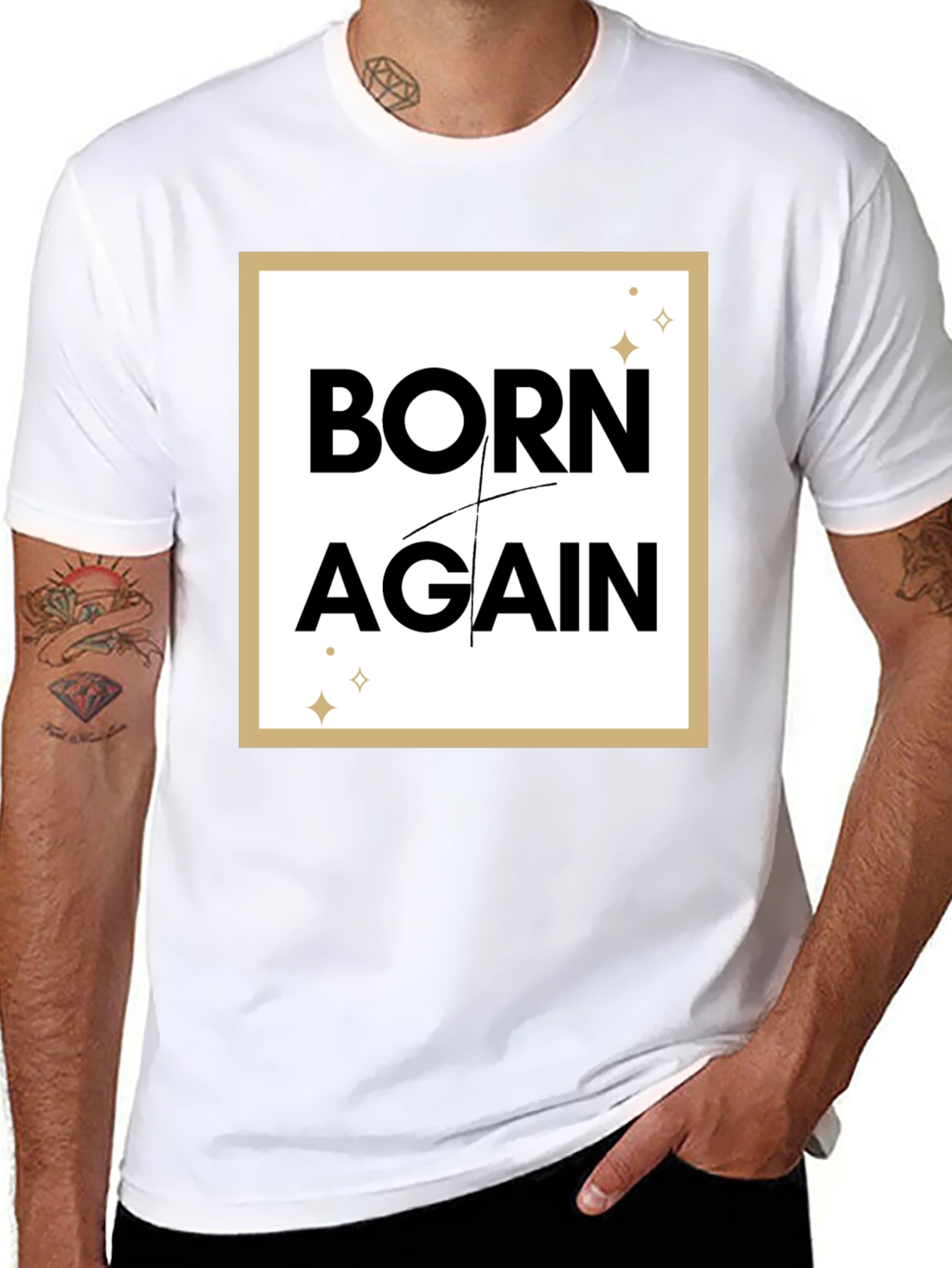 Born Again Graphic Tee - Black T-Shirt