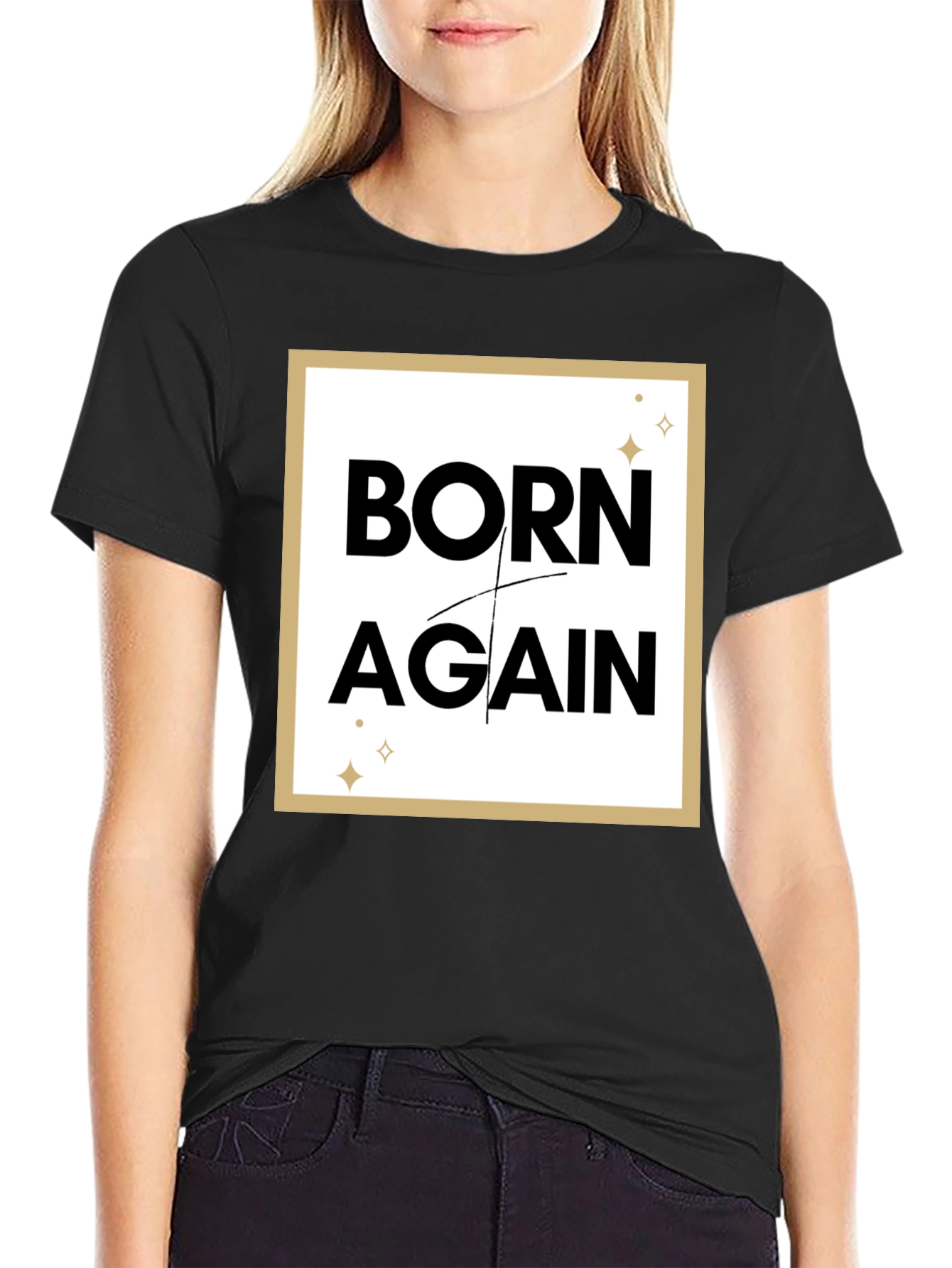 Born Again Graphic Tee - Black T-Shirt