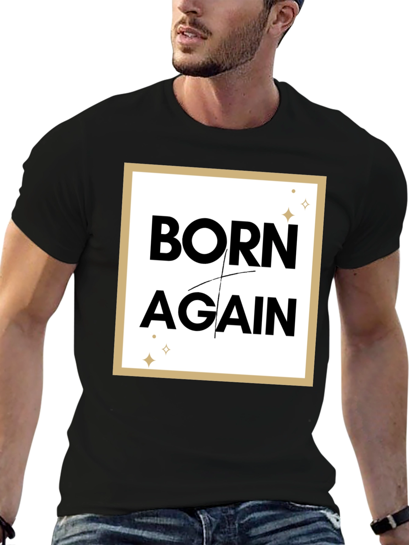 Born Again Graphic Tee - Black T-Shirt