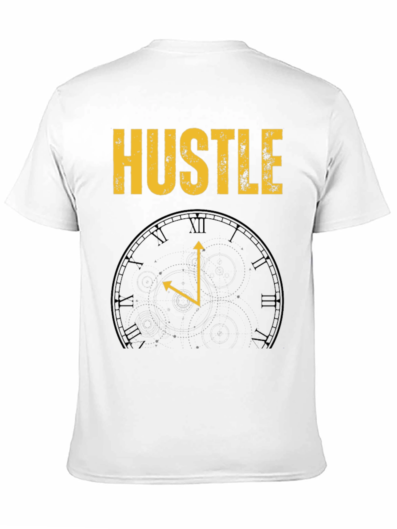 Hustle Time Black Graphic Tee